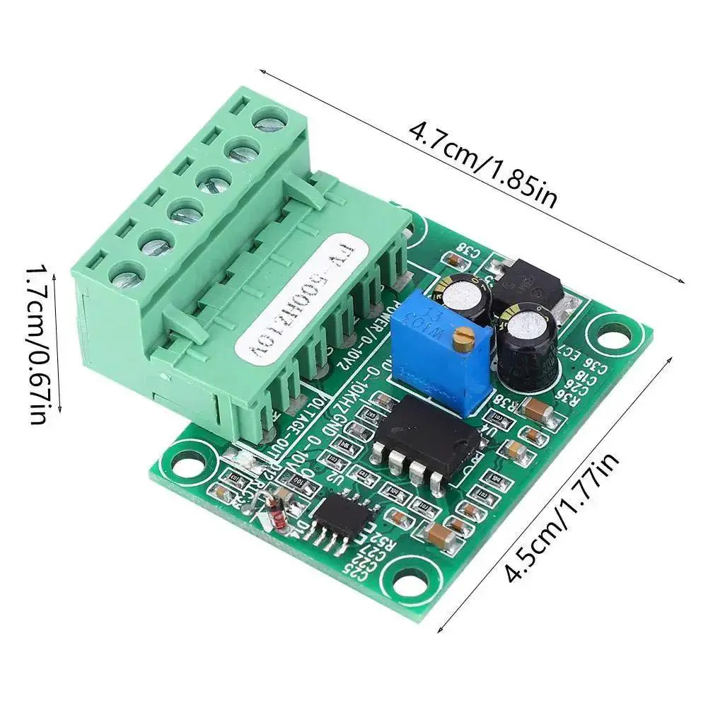 0 To 500 Hz To 0 To 10 V Frequency To Analog Converter Module For PLCs And Motion Controllers, Plug And Play Digital To Analog Interface, 5 12 24V Input, Industrial Grade, Easy Interface For Frequency Converters - Image 7