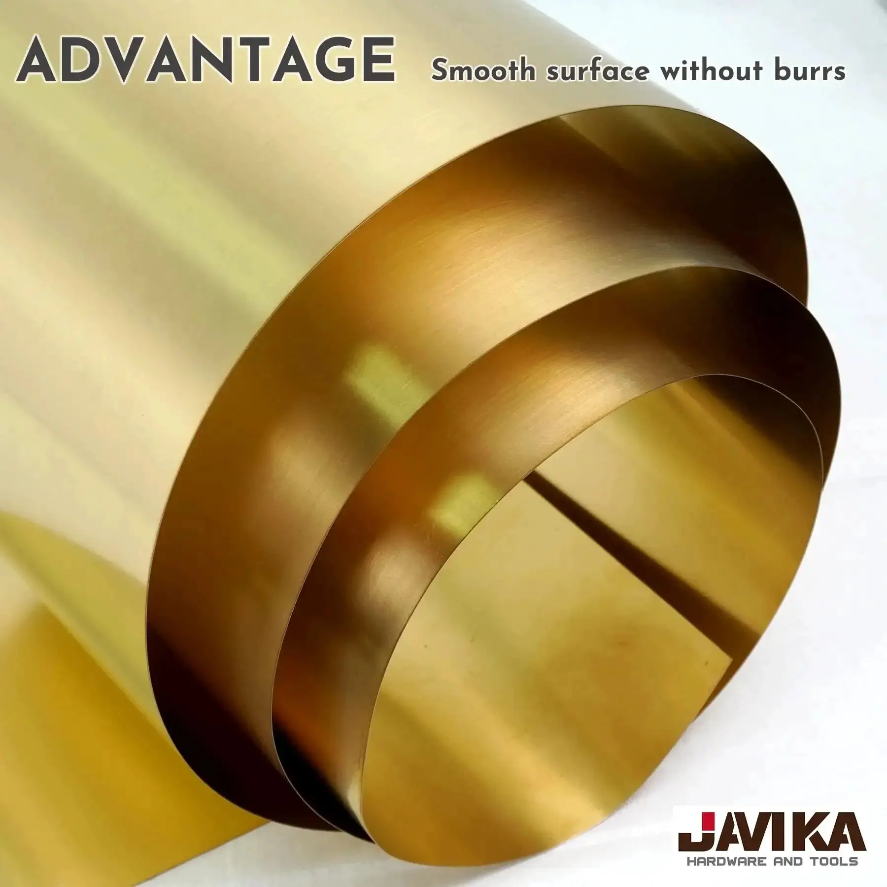 0.004 Inch Brass Shim Stock Roll 6 Inch Wide By 100 Inch Long Half Hard Cold Rolled CDA 260 For Gearheads Hardware DIY Jewelry Crafts And Electrical Work - Image 5