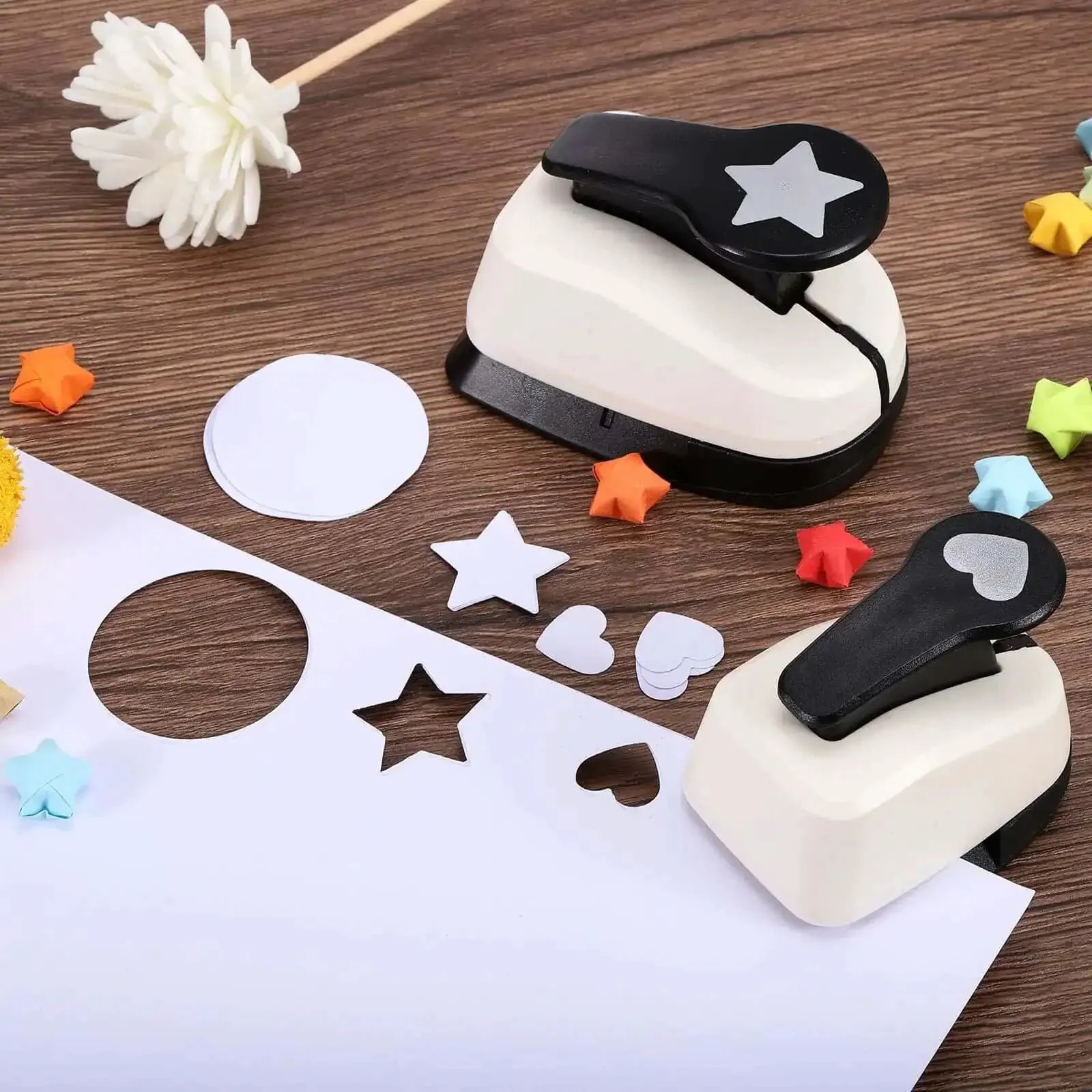 0.4 Inch Circle Punch For Crafting And Scrapbooking, Circular Paper Hole Puncher For DIY Card Making, 9mm Metal And Plastic Punch Tool, Easy To Use, Perfect For Cards, Scrapbooks, And Paper Crafts - Image 2
