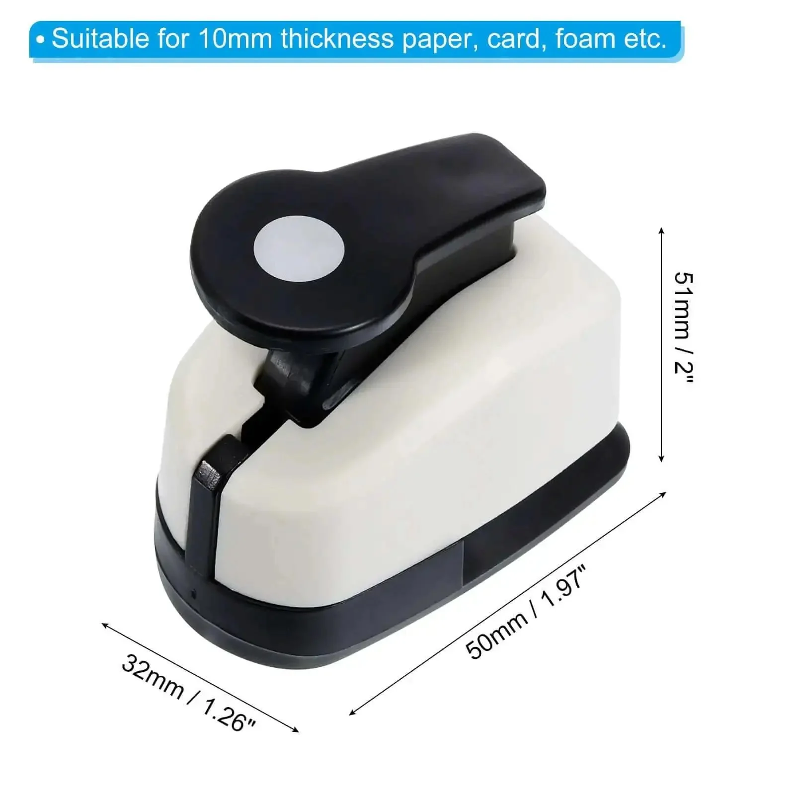 0.4 Inch Circle Punch For Crafting And Scrapbooking, Circular Paper Hole Puncher For DIY Card Making, 9mm Metal And Plastic Punch Tool, Easy To Use, Perfect For Cards, Scrapbooks, And Paper Crafts - Image 6