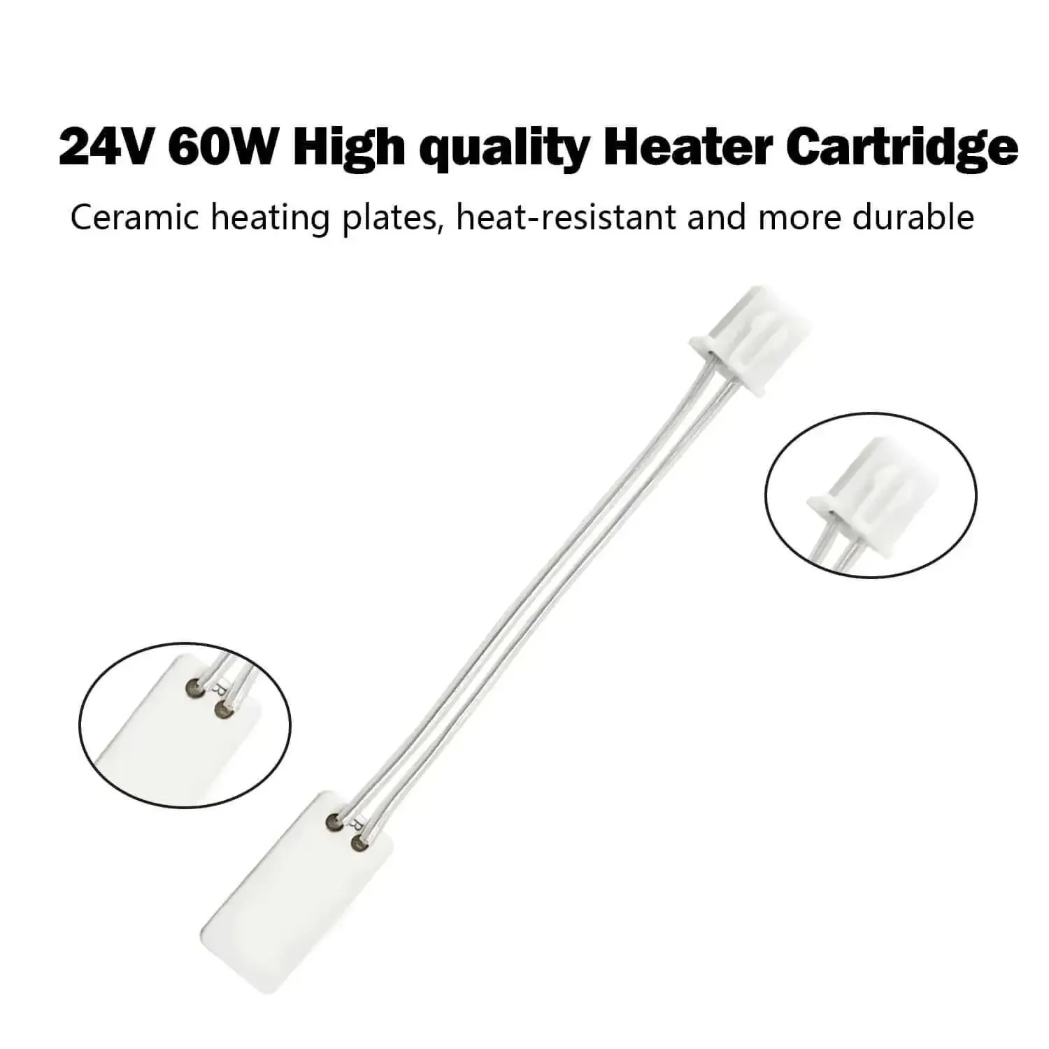 0.4mm Ceramic Hotend Upgrade For Elegoo Centauri Carbon 3D Printer With Brass Hardened Steel Nozzle And High Temp Heating Element Fast Heatup And Smooth Extrusion No Fuss Install - Image 4