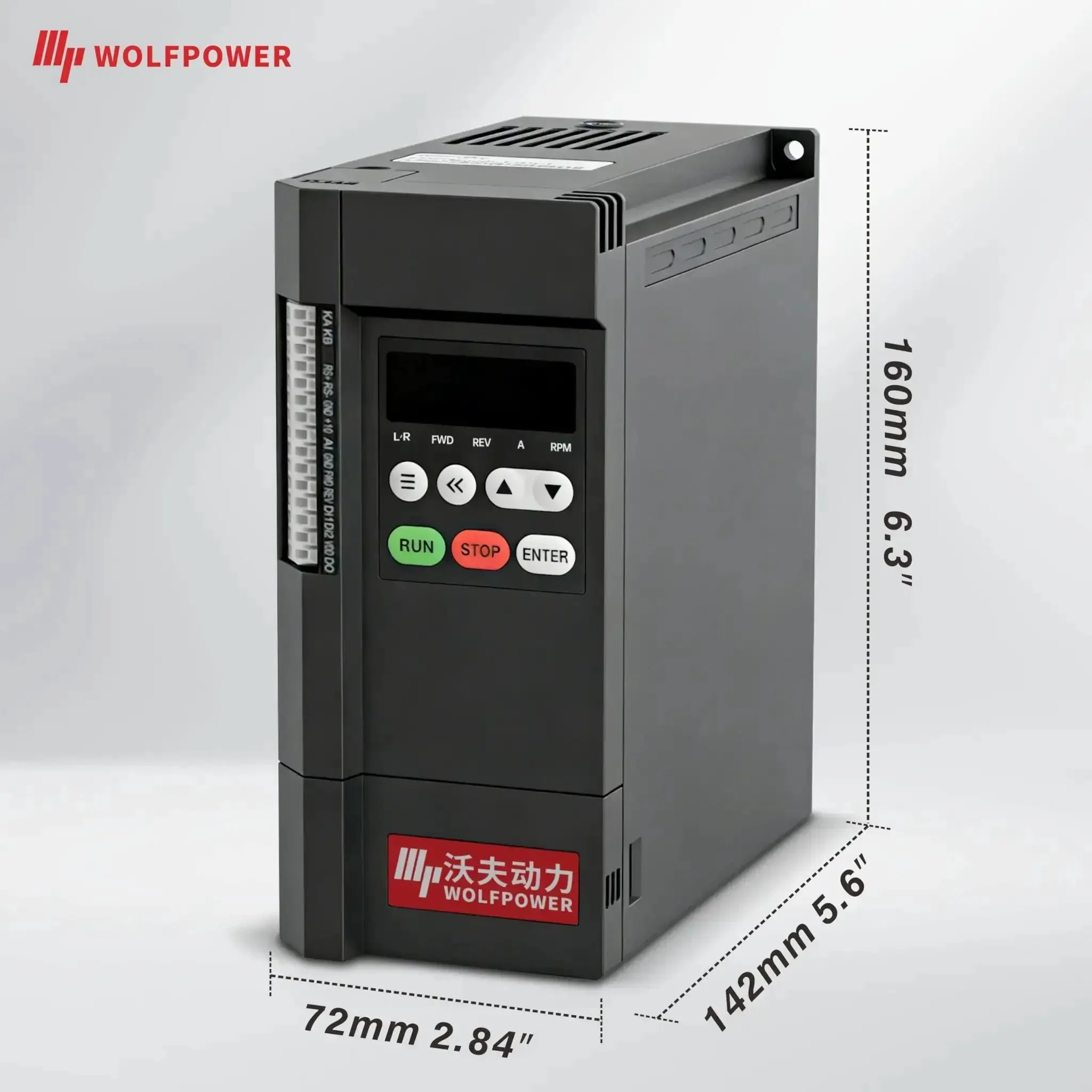 0.75KW To 2.2KW VFD Variable Frequency Drive 220V Single Phase Input To Three Phase Output Workhorse Universal AC Motor Speed Controller With 0 To 500 Hz Adjustable Frequency And Smart Protection For Heavy Duty Machinery - Image 6