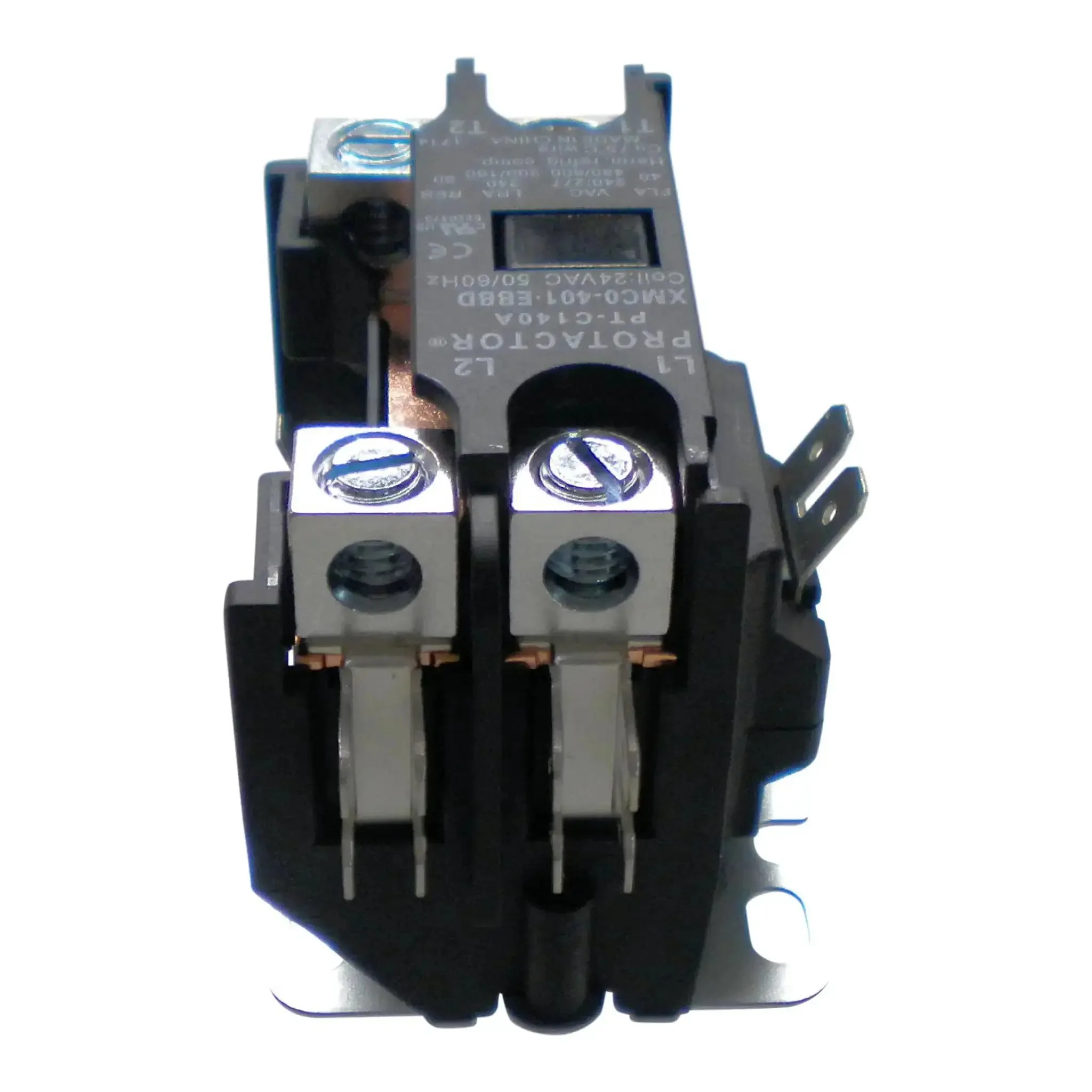 1 Pole 40 Amp Heavy Duty AC Contactor With 24V Coil UL Listed Enclosed Contacts Shunt And Heavy Lug Terminals Replaces Most Residential 1 Pole Contactors Rated 20 To 40 Amps For Air Conditioners And Heat Pumps - Image 3