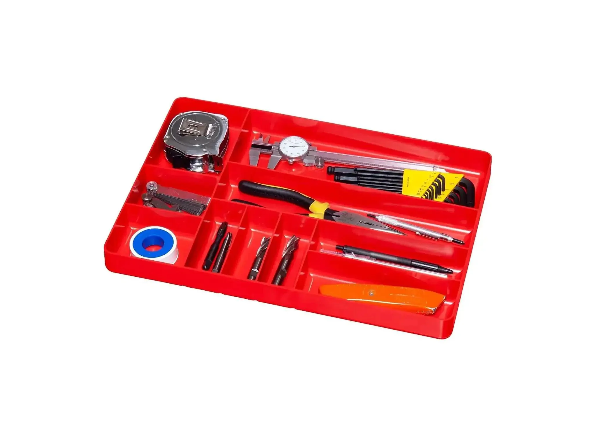 10 Compartment Drawer Organizer Tough As Nails Heavy Duty Stackable Tray For Garage Tool Organization Low Profile Toolbox Storage Keeps Bolts Nails Wrenches And Parts Neatly Separated Easy To Clean High Visibility Made In The USA - Image 4