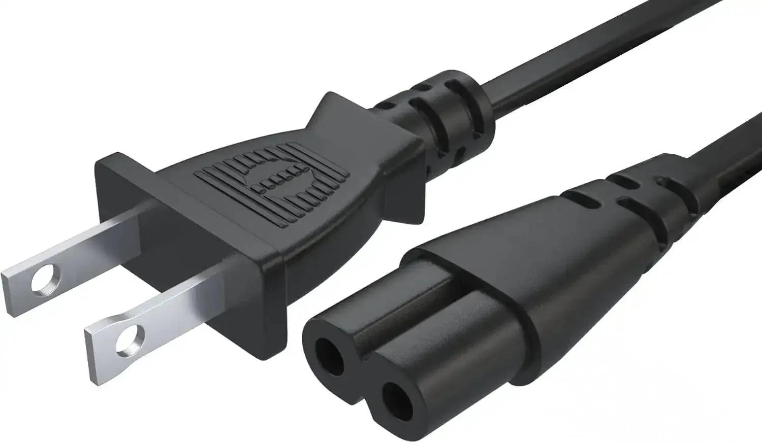 10 Foot 2 Prong AC Power Cord For Under Desk Elliptical Machines Compatible With ANCHEER GUGTTR Westionc Homezillions Electric Sit Down Elliptical 125V 10A Rating Durable Heavy Duty Cable For Home Office Use