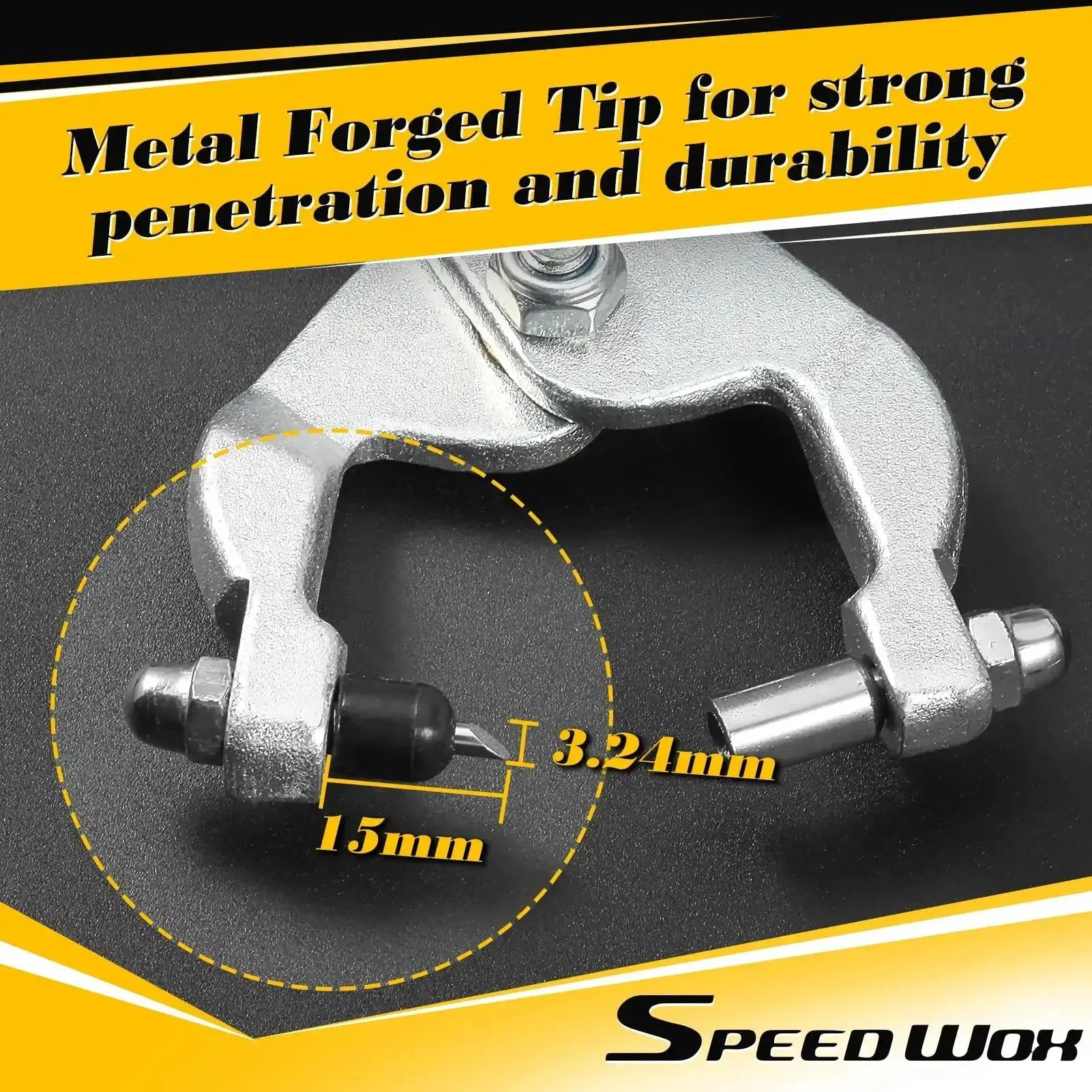 10 Inch Ceiling Grid Punch Pliers For Rivets 3.24mm Grid Hole Puncher Ideal For Thin Metal Sheets And Drop Ceiling Installations Heavy Duty Rivet Tool Handy Punch And Cut For Quick Grid Setups - Image 7