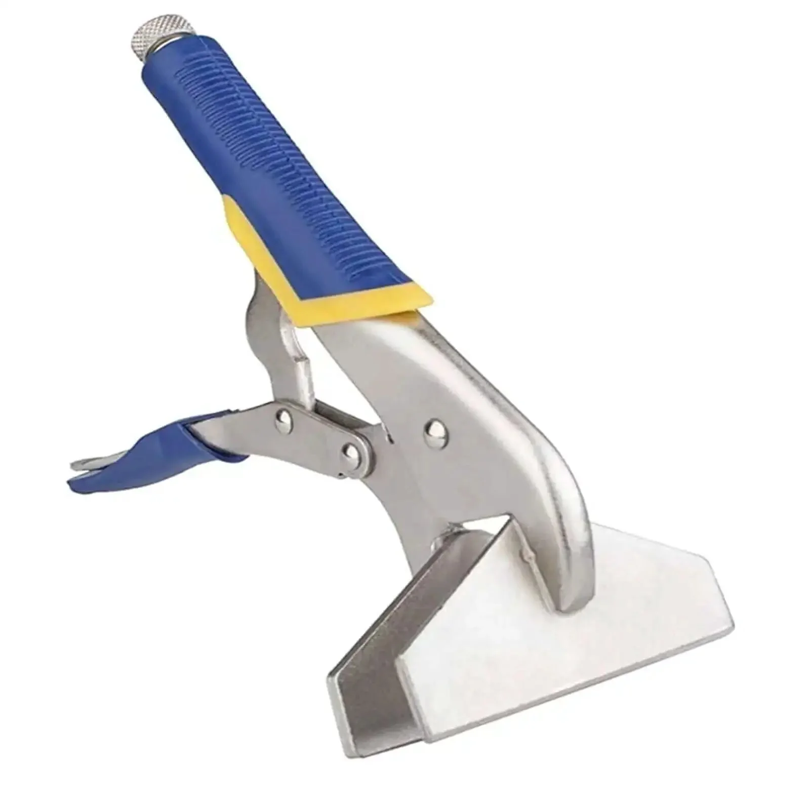 10 Inch Locking Pliers Sheet Metal Clamp Heavy Duty Welding Tool With Adjustable Pressure Screw For A Snug Grip And Comfortable Rubber Handle High Carbon Steel Duckbill Pliers For Metalwork