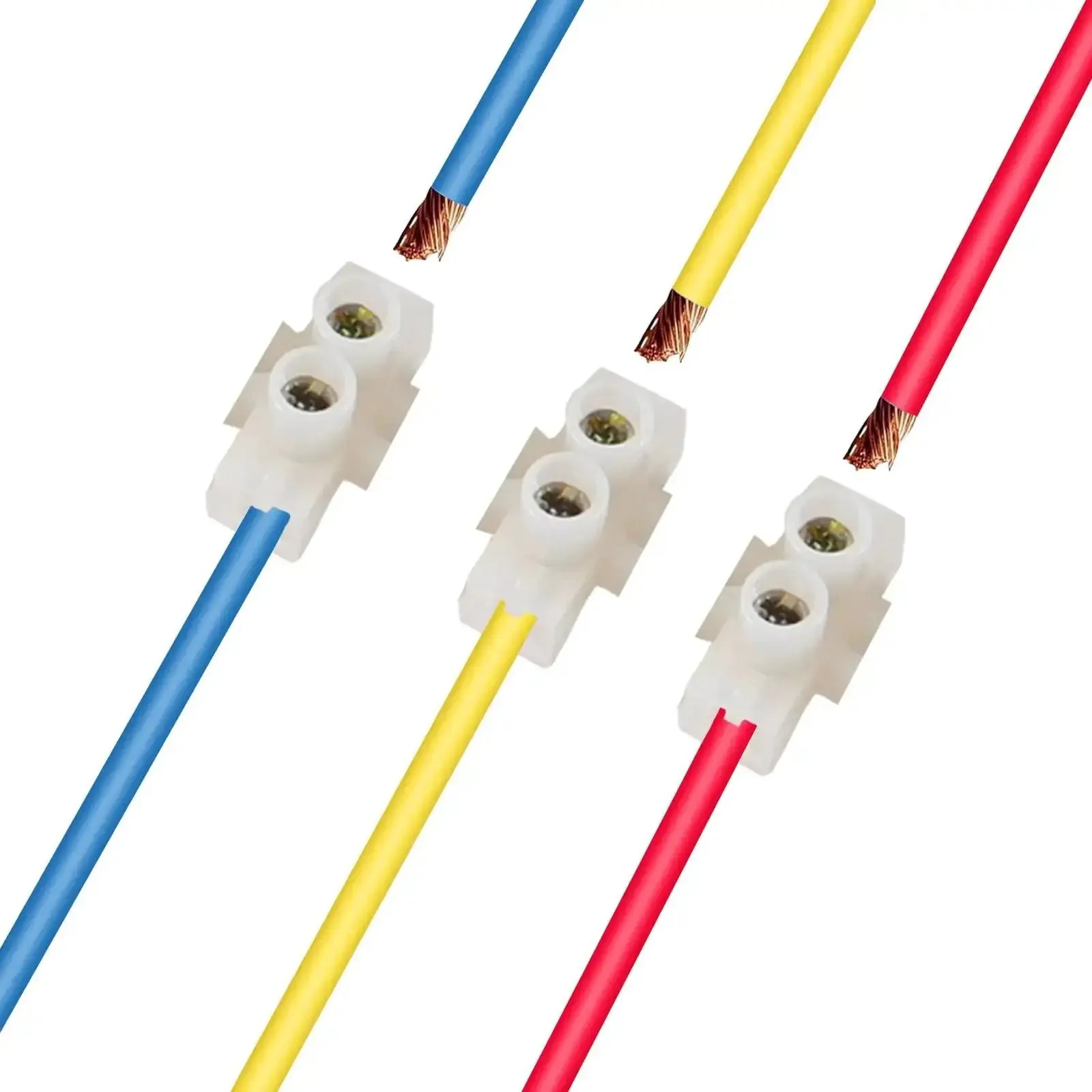 10 Pack 12 Position Dual Row Screw Terminal Block Set For Home DIY Projects 10 Amp 380V Electric Barrier Strip With Easy Install DIY Friendly Design High Conductivity Safe Insulation No Fuss Wiring - Image 3