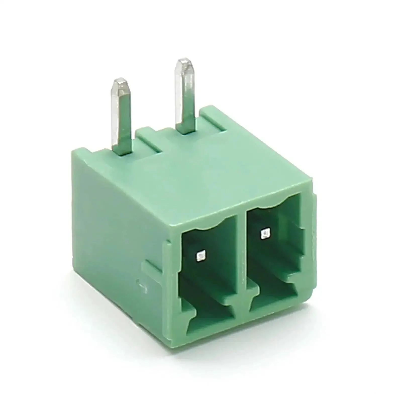 10 Pack 3.81mm Pitch 2 Pin PCB Screw Terminal Block Connector Plug KF2EDGK Green 300V 8A Wiring Range 28 To 16 AWG Durable Plastic Copper Construction DIN Rail Compatible And Easy Plug In - Image 3