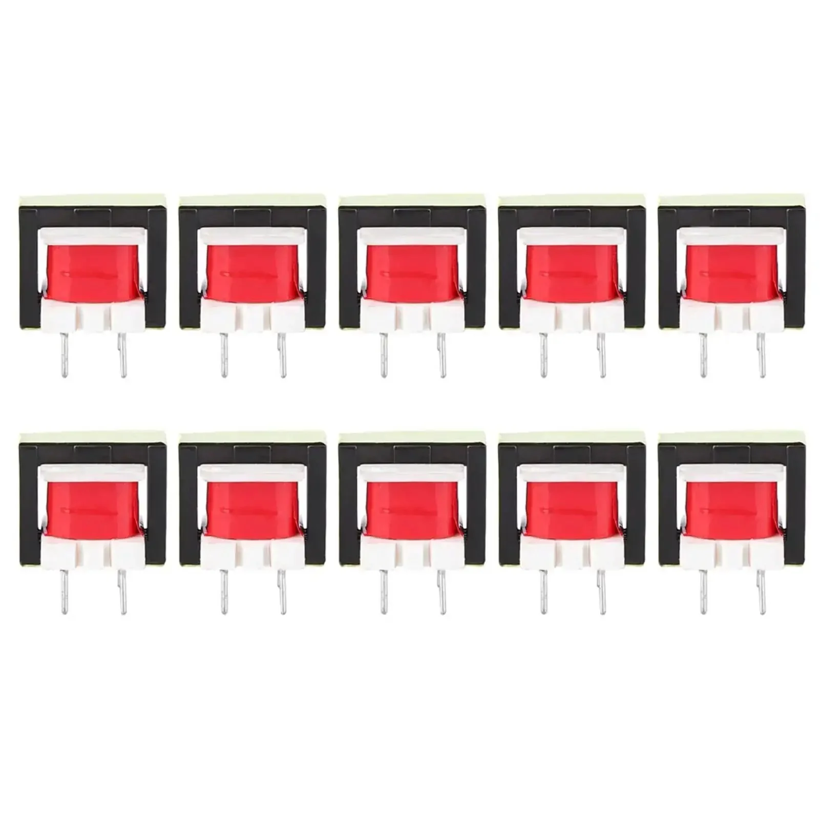 10 Pack Audio Isolation Transformers For Voltage Amplification And Power Output, 1300 To 8 Impedance Ratio, 1K To 8 Ohm, EE14 Core, Premium Audio Transformer Set For Amplifiers Receivers And DIY Projects - Image 3