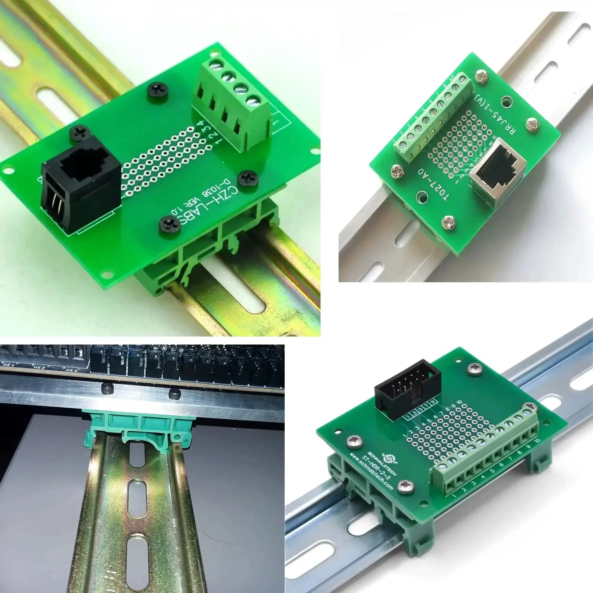 10 Pack DIN Rail Mount PCB Holder Clips For 35mm And 15mm C45 Rails Compact 43x10x18mm Brackets For PCB Mounting DIN Rail Socket Panel Or Enclosure Clip Great For DIY Electronics And Space Saving Design - Image 2