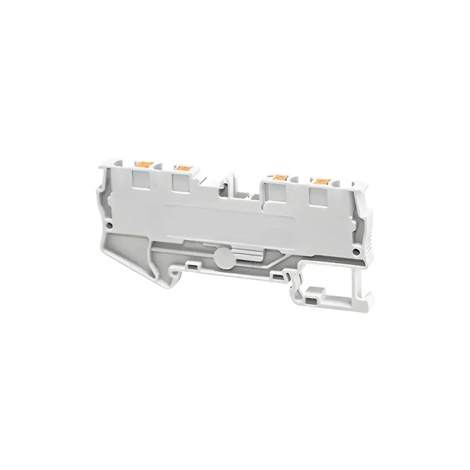 10 Pack DIN Rail Terminal Block PT4 Quattro 4 Conductor Push In Spring Clamp 32A 800V PA66 V0 Industrial Electrical Connectors Gray For Control Panels Automation And Rugged Electrical Installations - Image 6