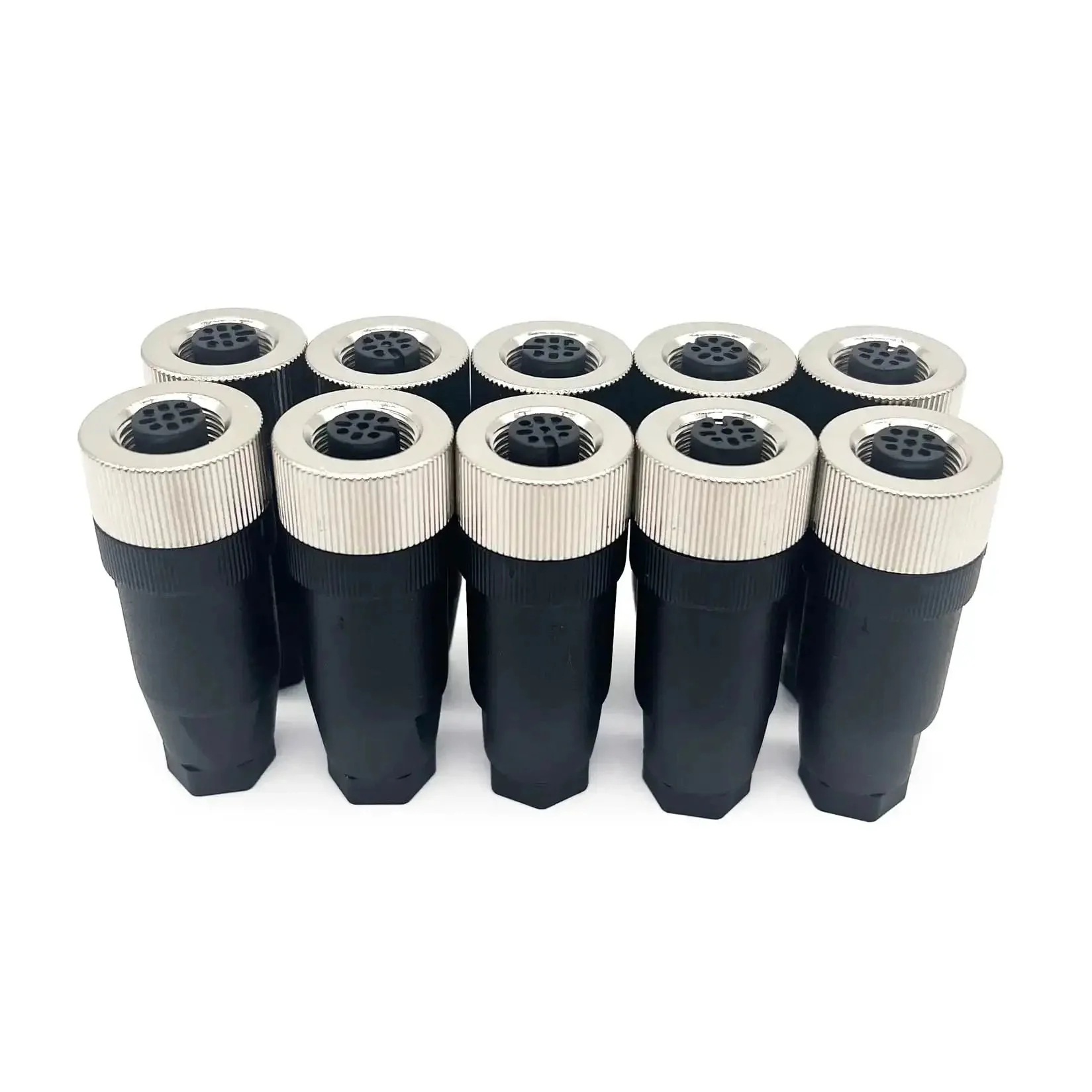 10 Pack M12 5 Pin Female A Code Straight Circular Sensor Aviation Connector Industrial Plug Waterproof IP67 4A 60V Quick Assembly Screw Wire Termination For Harsh Environments - Image 9