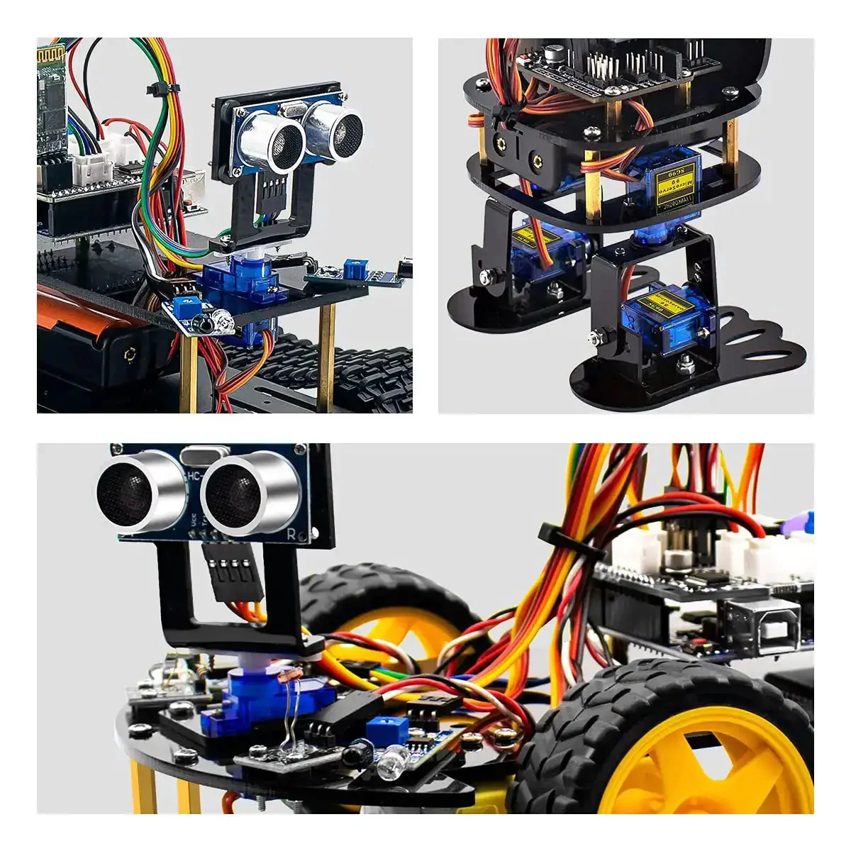 10 Pack SG90 9G Micro Servo Motors For RC Toys And Arduino Projects Perfect For Mini Helicopters Airplanes Boats Robotic Arms And Tiny Robots With JR Futaba Compatible Interface Smooth 0.12 Second Speed At 4.8V Blue - Image 4