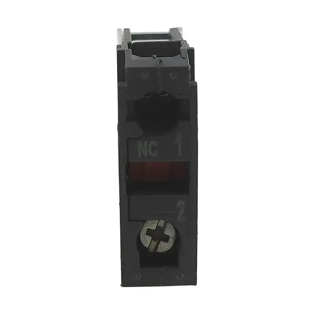 10 Pack Silver Alloy Screw Clamp Terminal Blocks Single Contact 1NC For Quick Hookup Panel Wiring Black Finish Durable Quick Connect Terminals For Industrial Control Circuits - Image 5