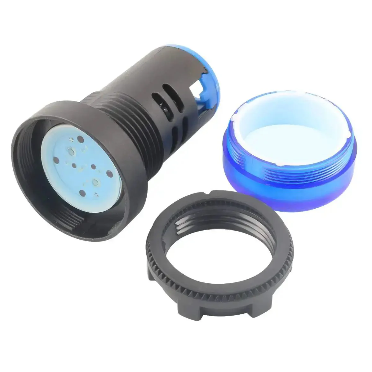 10 Piece Multi Color Indicator Lights For 110V AC DC 22mm Panel Mount Workhorse For Electrical Control Panels HVAC Systems Industrial Automation And DIY Projects With Screw Clamp Connection - Image 3