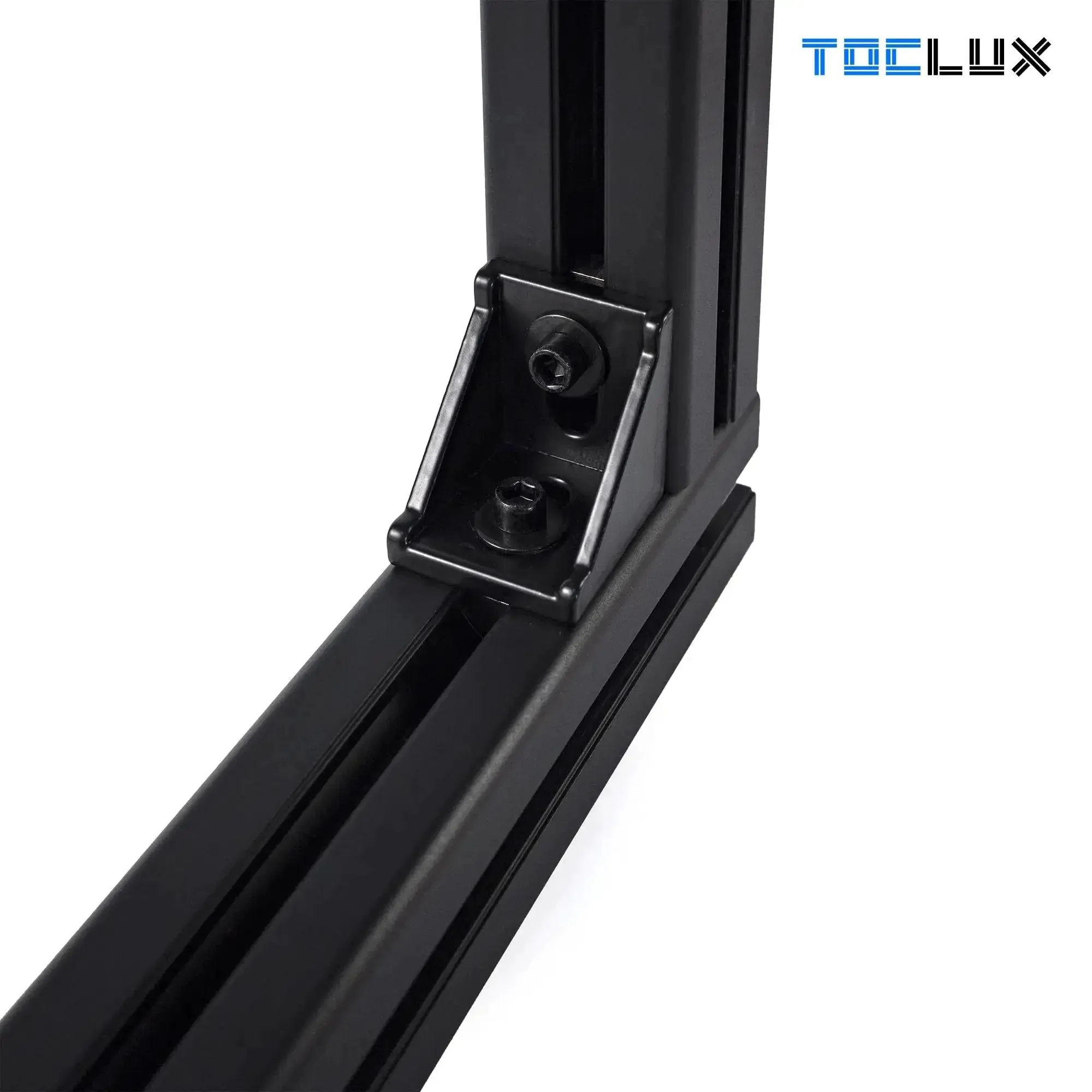 10 Sets Black 4040 Aluminum Extrusion Corner Bracket Kit With 10 Corner Brackets 20 M6 Spring T Nuts And Hex Screws Plus 1 Ball End Hex Wrench For 40 T Slot Extruded Aluminum Accessories Must Have For Builders - Image 3
