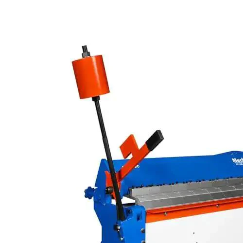 100 Inch Manual Sheet Metal Brake For 12 Gauge Steel Bending With Adjustable Fingers And 135 Degree Angles 8 Foot Beefy Steel Construction For Box And Pan Bends Model PB10012 - Image 2