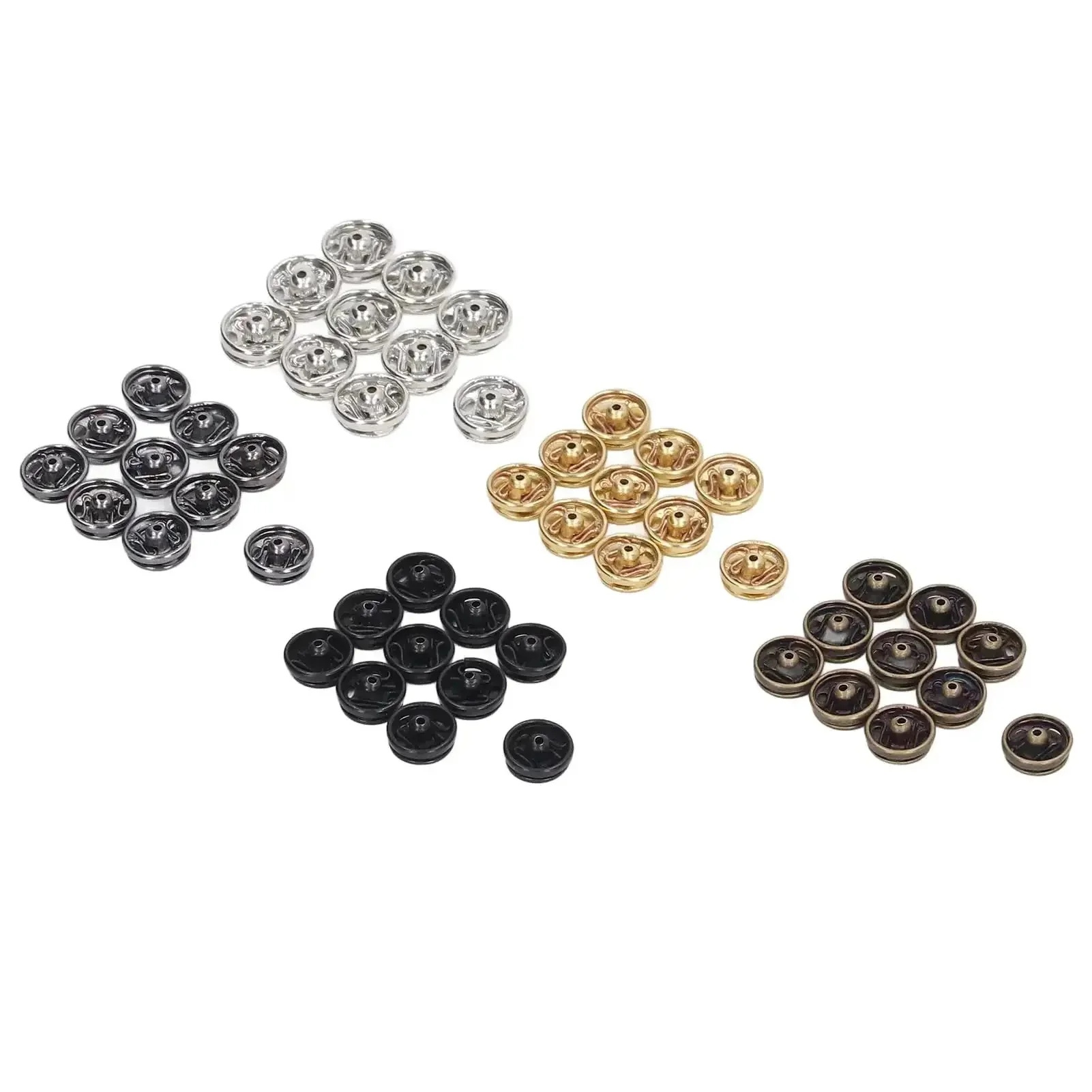 100 Pack 5mm Mini Metal Snap Buttons Fasteners In Five Colors Anti Rust Lightweight And Durable Easy To Use And Carry Ideal For Sewing Projects For Men And Women Built Tough To Last And Ready To Snap - Image 7