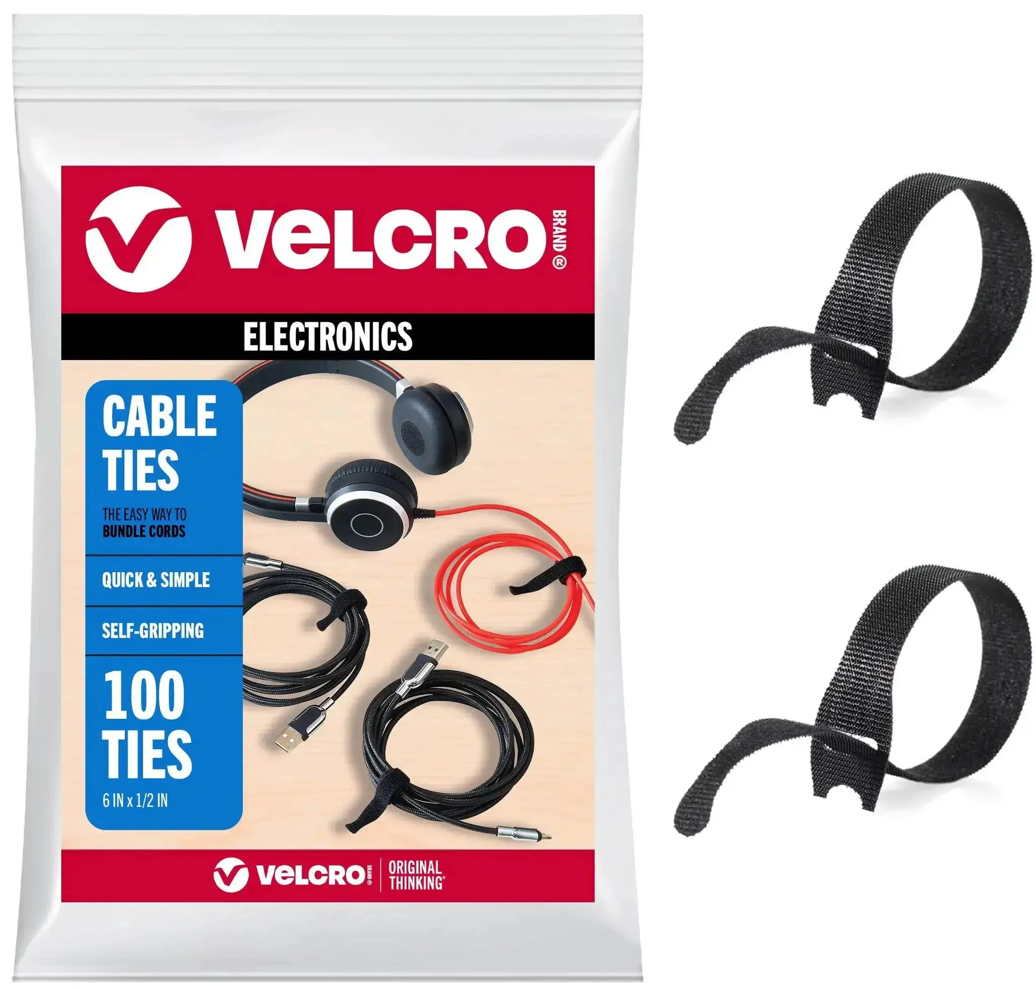 100 Pack 6 Inch Reusable Cable Ties For Electronics And Desk Organization Black A Handy Gift For Tech Dudes Who Crave Tidy Cords And Quick Cable Management