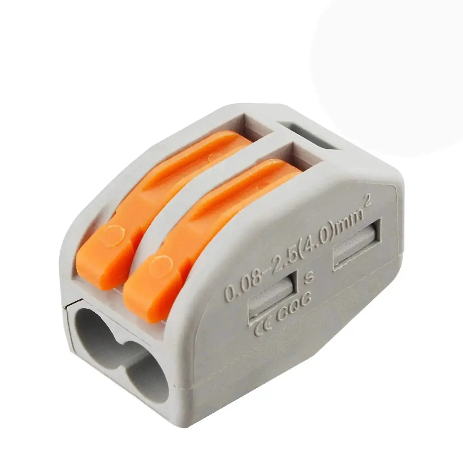 100 Pack Lever Nut Wire Connectors 2 Conductor Quick Connect Terminals 28 12 AWG No Tools Needed Built To Last Durable Corrosion Resistant Fast Connection For DIY Home Auto And Industrial Wiring