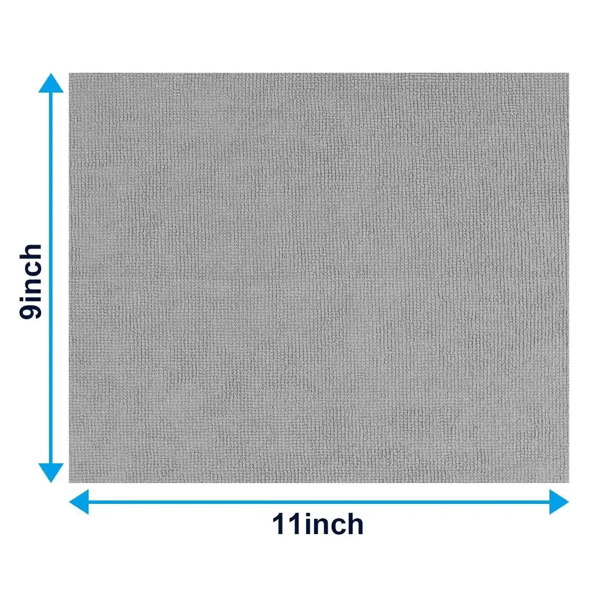 100 Pack Microfiber Cleaning Cloths Dispenser Box Lint Free Ultra Absorbent Reusable Rags For Home Kitchen Car Garage Shop 11 By 9 Inches Grey Streak Free Finish For Glass Stainless Steel Auto Interiors - Image 6