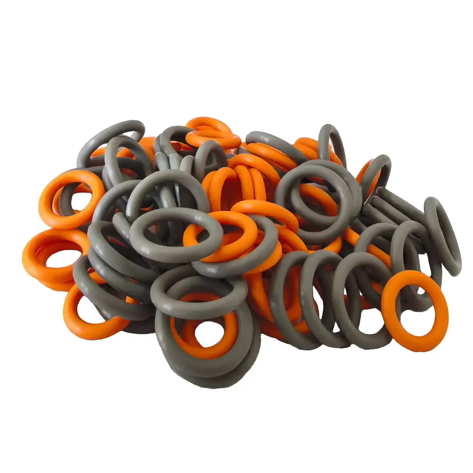 100 Pack Pressure Washer O Ring Seal Kit For DIYers And Pros, Includes 50 Orange O Rings For 1/4 Inch Quick Connect Fittings (3/8 Inch ID) And 50 Gray O Rings For 3/8 Inch Quick Disconnect Couplers (1/2 Inch ID) M22 14mm QD Compatible