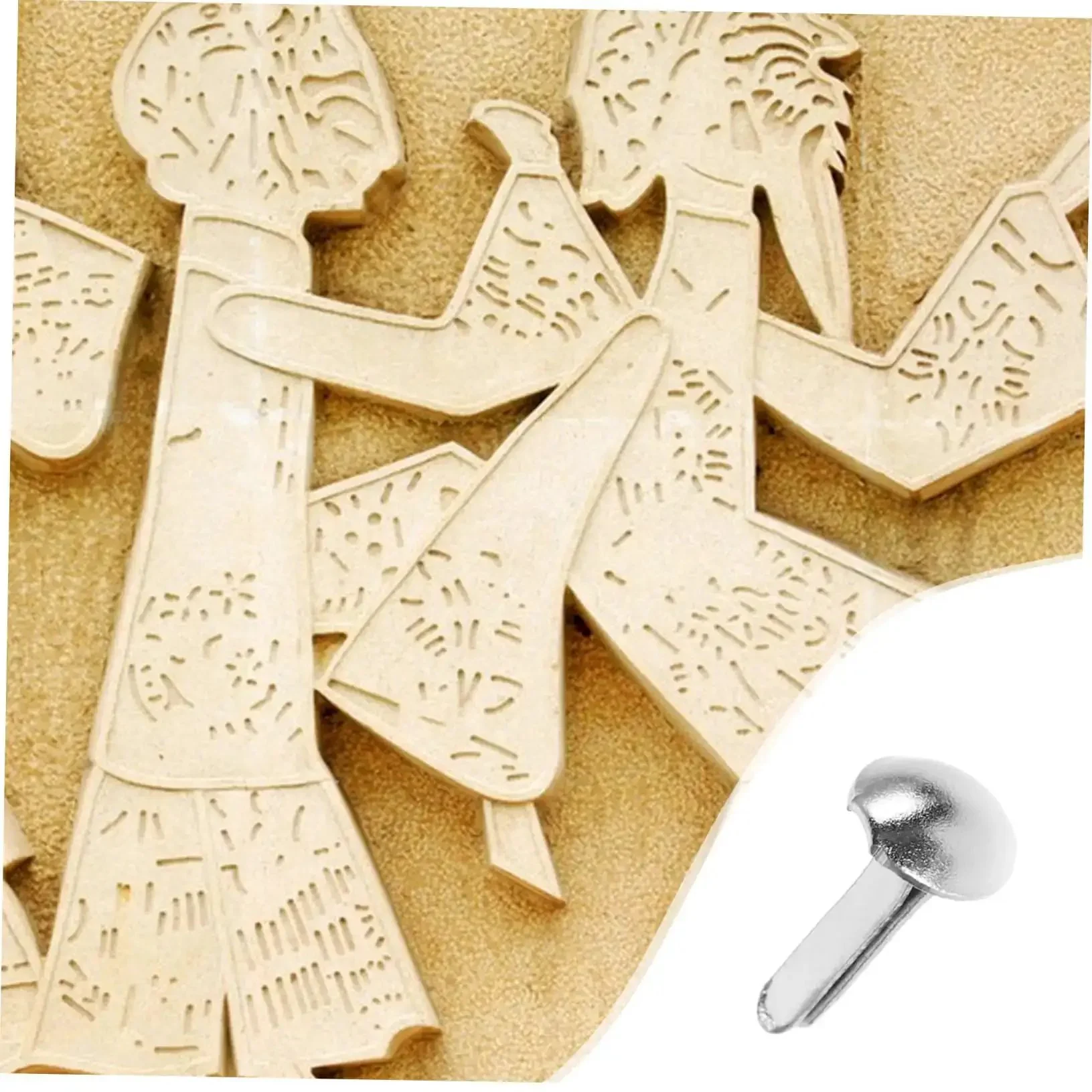 100 Pcs Iron Brads For DIY Crafting And Puppet Making Kit Durable Metal Fasteners For Paper Embellishments And Shadow Puppets Great For Creative Projects For All You Crafty Folks And Scrapbookers - Image 7