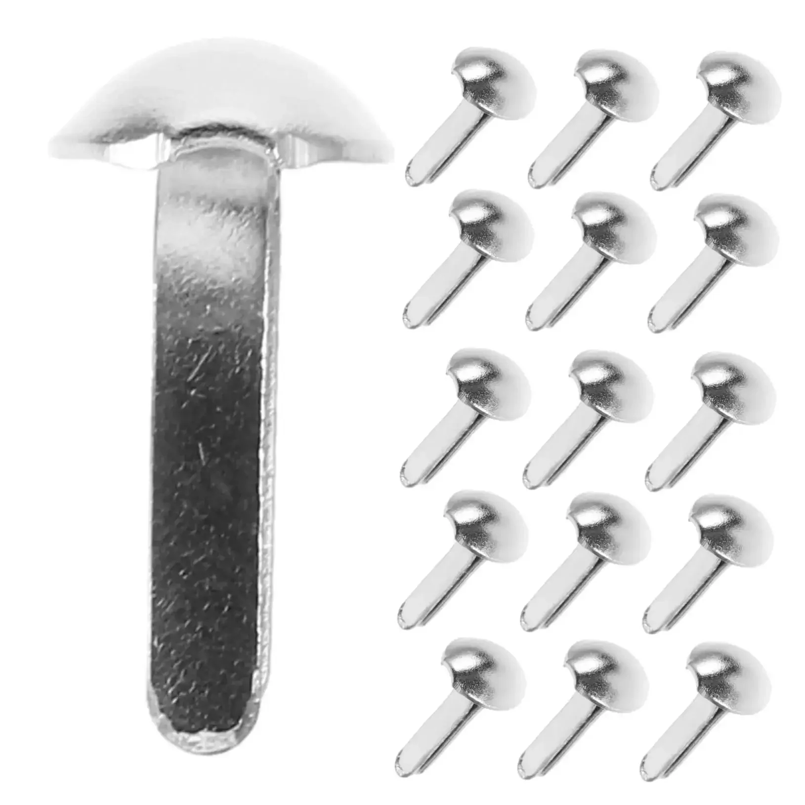 100 Pcs Iron Fasteners For DIY Projects And Scrapbooking Durable Split Pins For Crafting And Puppet Making Kit Versatile Mini Brads For Shadow Puppet Decoration And Paper Craft