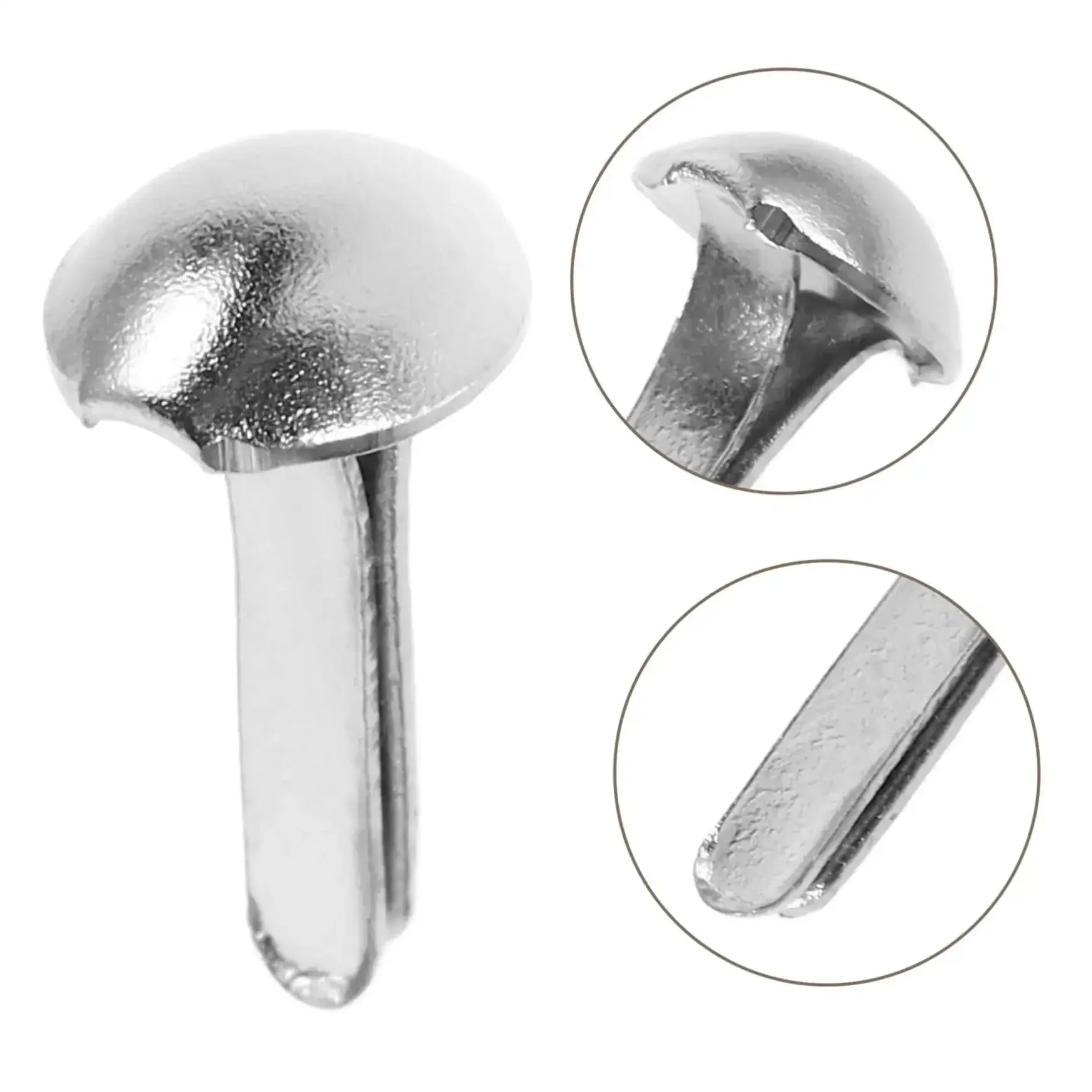 100 Pcs Iron Fasteners For DIY Projects And Scrapbooking Durable Split Pins For Crafting And Puppet Making Kit Versatile Mini Brads For Shadow Puppet Decoration And Paper Craft - Image 4