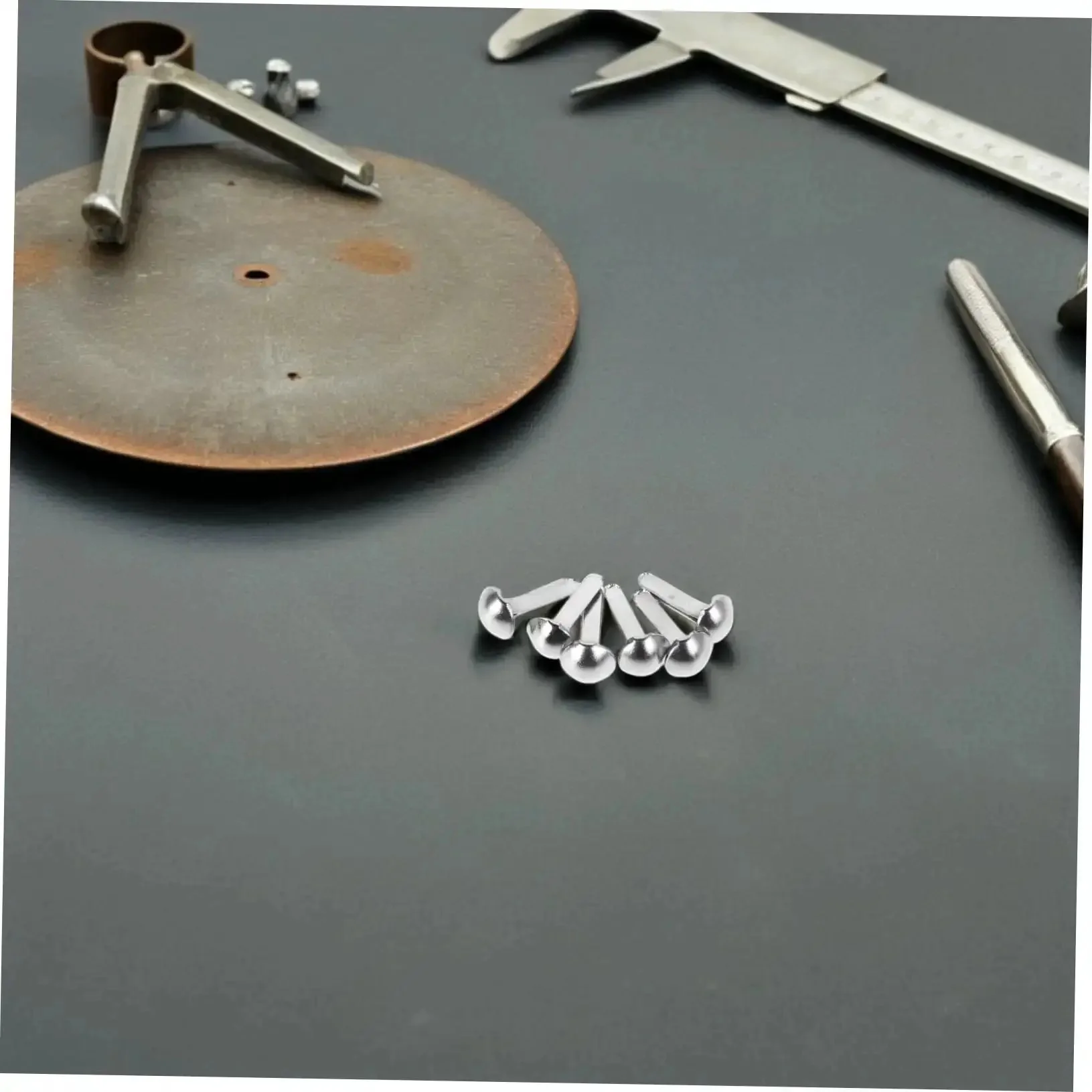 100 Pcs Iron Fasteners For DIY Projects And Scrapbooking Durable Split Pins For Crafting And Puppet Making Kit Versatile Mini Brads For Shadow Puppet Decoration And Paper Craft - Image 7