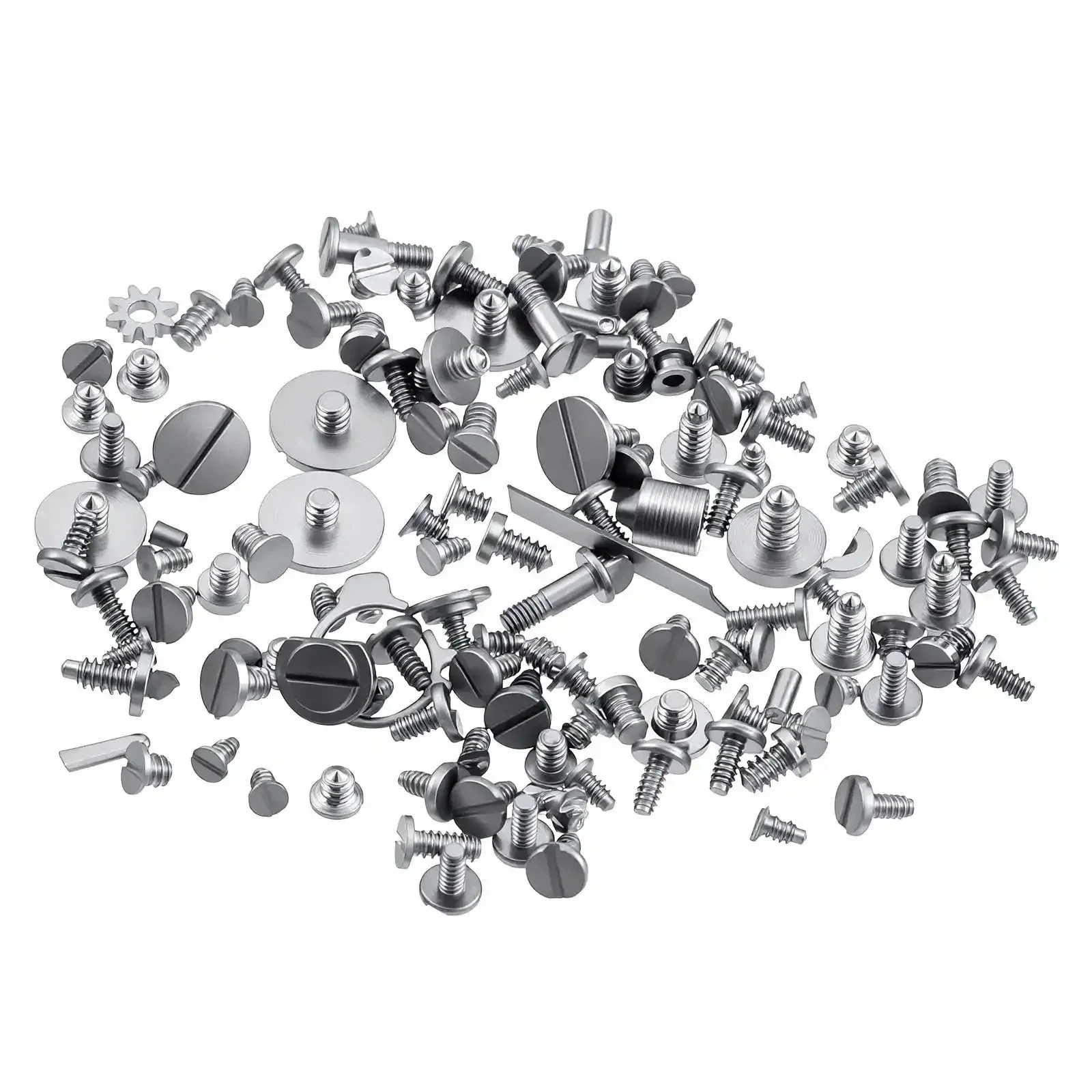 100 Piece Micro Watch Screw Kit With Copper Battery Clamp Screws Replacement Set For Repair And Watchmaking Top Notch Quality For Quick Access In Your Toolbox