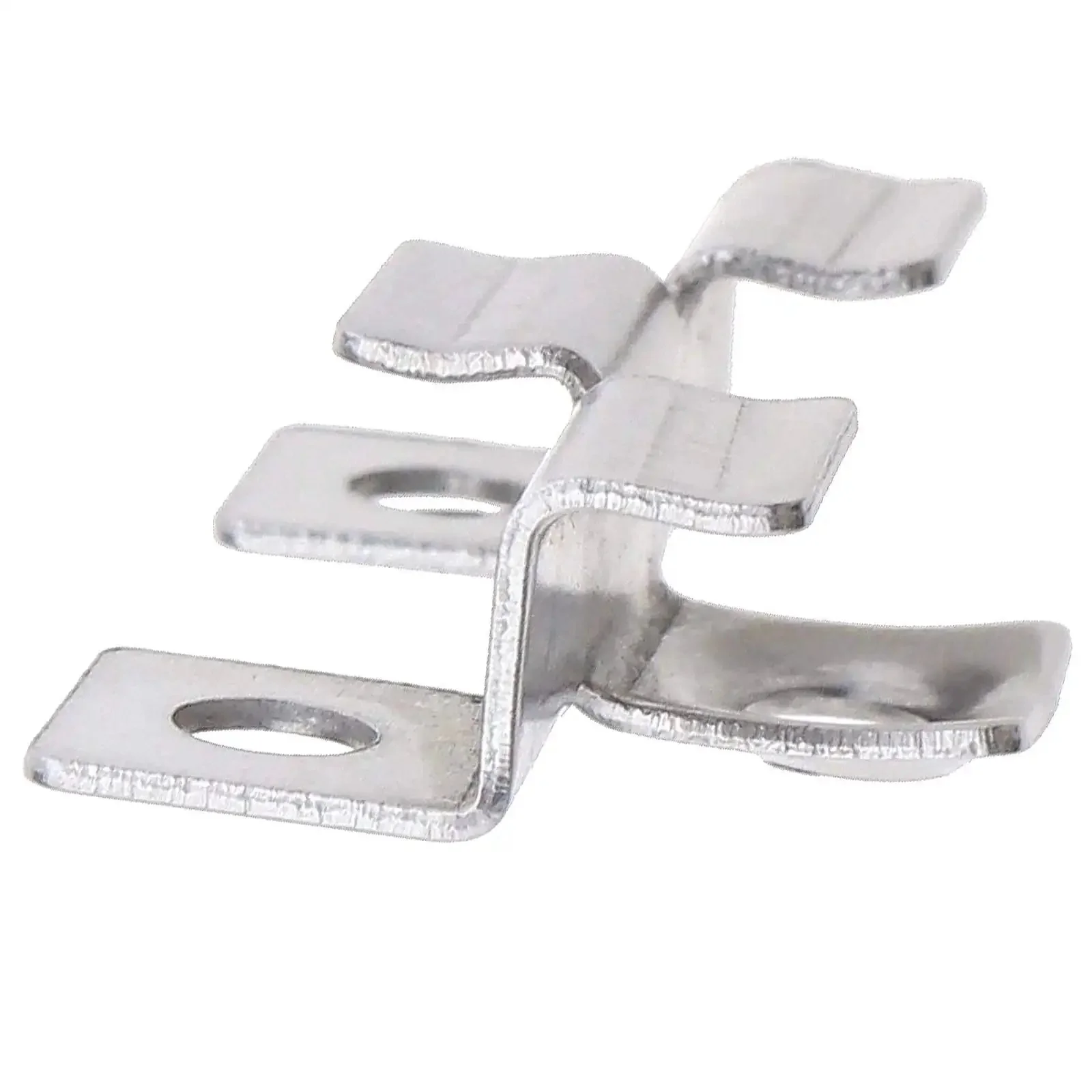 100 Pieces Decking Hidden Spacer Fasteners Board Clips With Self Tapping Screws Stainless Steel DIY Hardware For Grooved Joists And Wood Floors Under 10mm Thick Great For WPC And Hardwood Decking Projects - Image 4