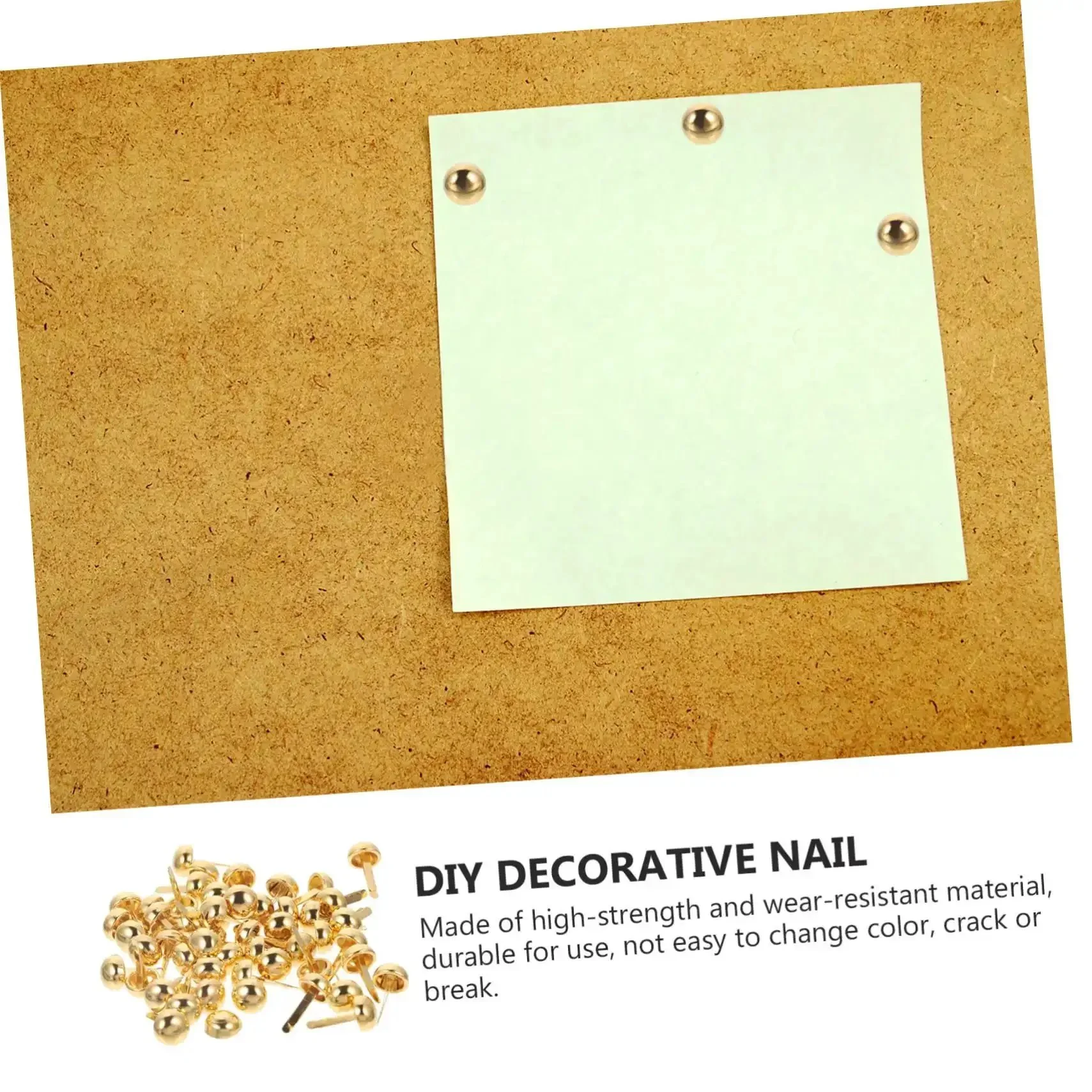 100 Pieces Paper Fasteners For Scrapbookers And DIYers, Tiny Nails Tacks Decorative Pins For Photos, Ribbons, Albums, Cards, Greeting Cards, Journals, And Other Craft Projects - Image 2
