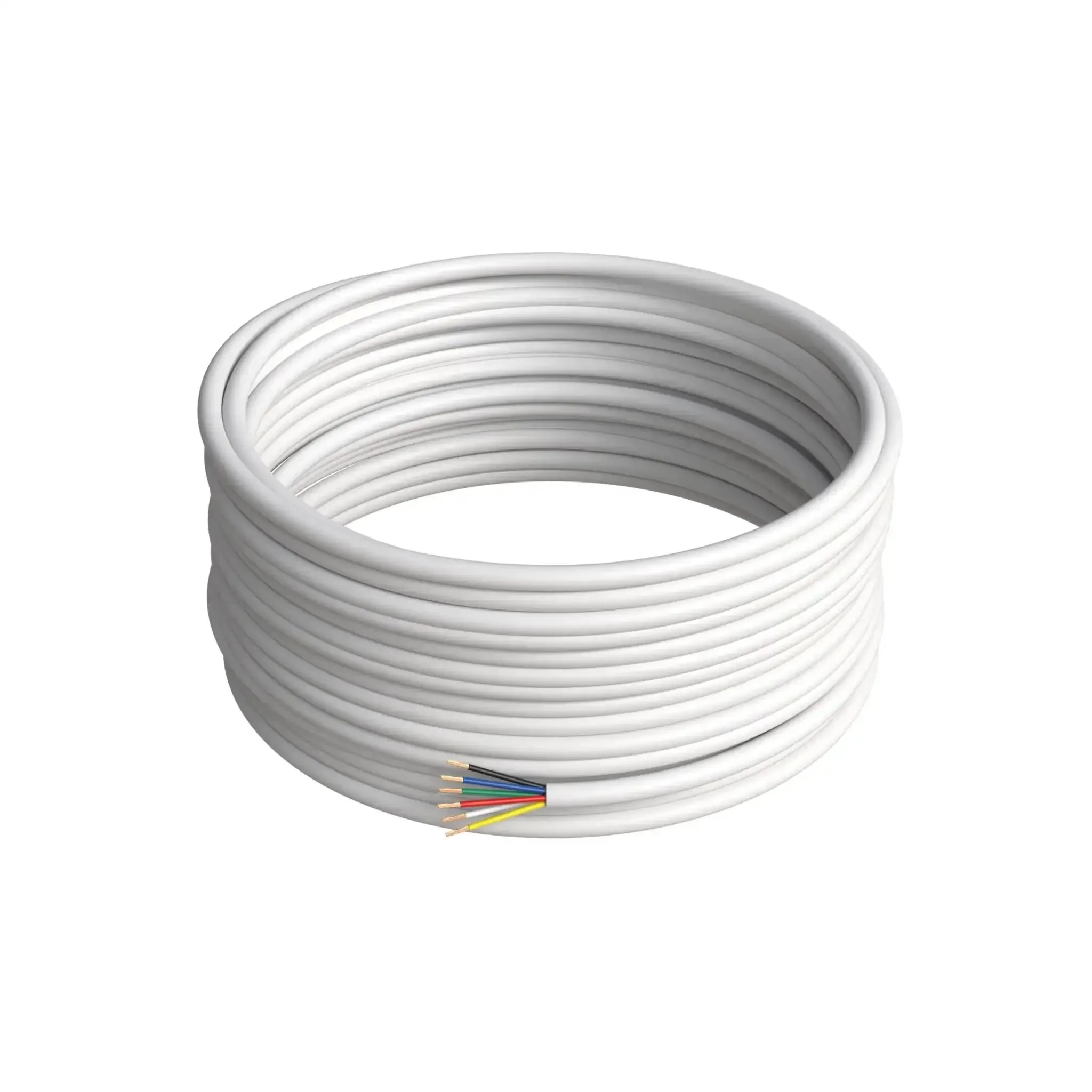 1000Ft 22/6 Alarm CCA Cable For Low Voltage Systems Lightweight CopperClad Aluminum Wire 22AWG Six Conductors For Burglar Alarms Fire Detectors Security Stations And Door Bells Budget Friendly Easy Install - Image 5