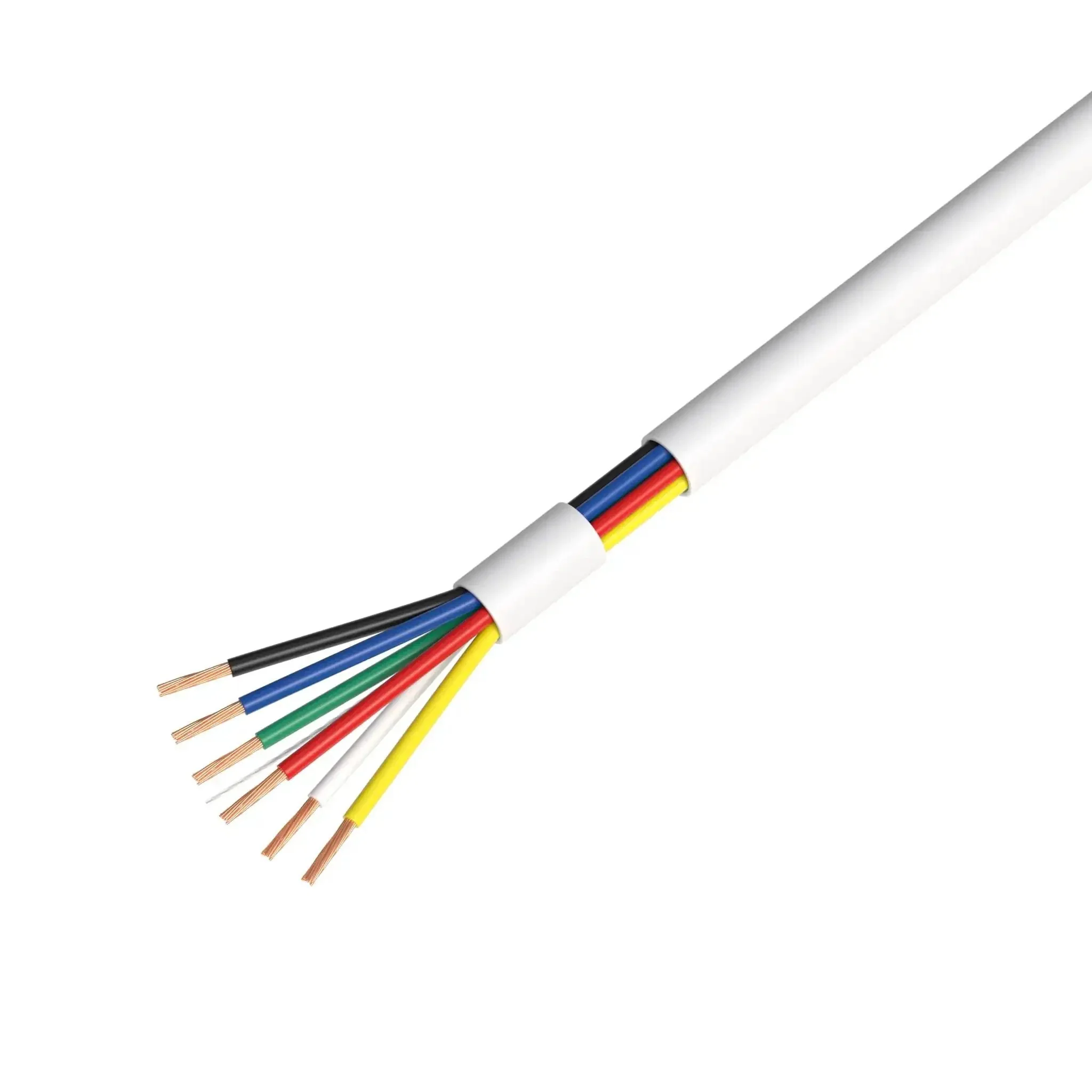 1000Ft 22/6 Alarm CCA Cable For Low Voltage Systems Lightweight CopperClad Aluminum Wire 22AWG Six Conductors For Burglar Alarms Fire Detectors Security Stations And Door Bells Budget Friendly Easy Install - Image 6