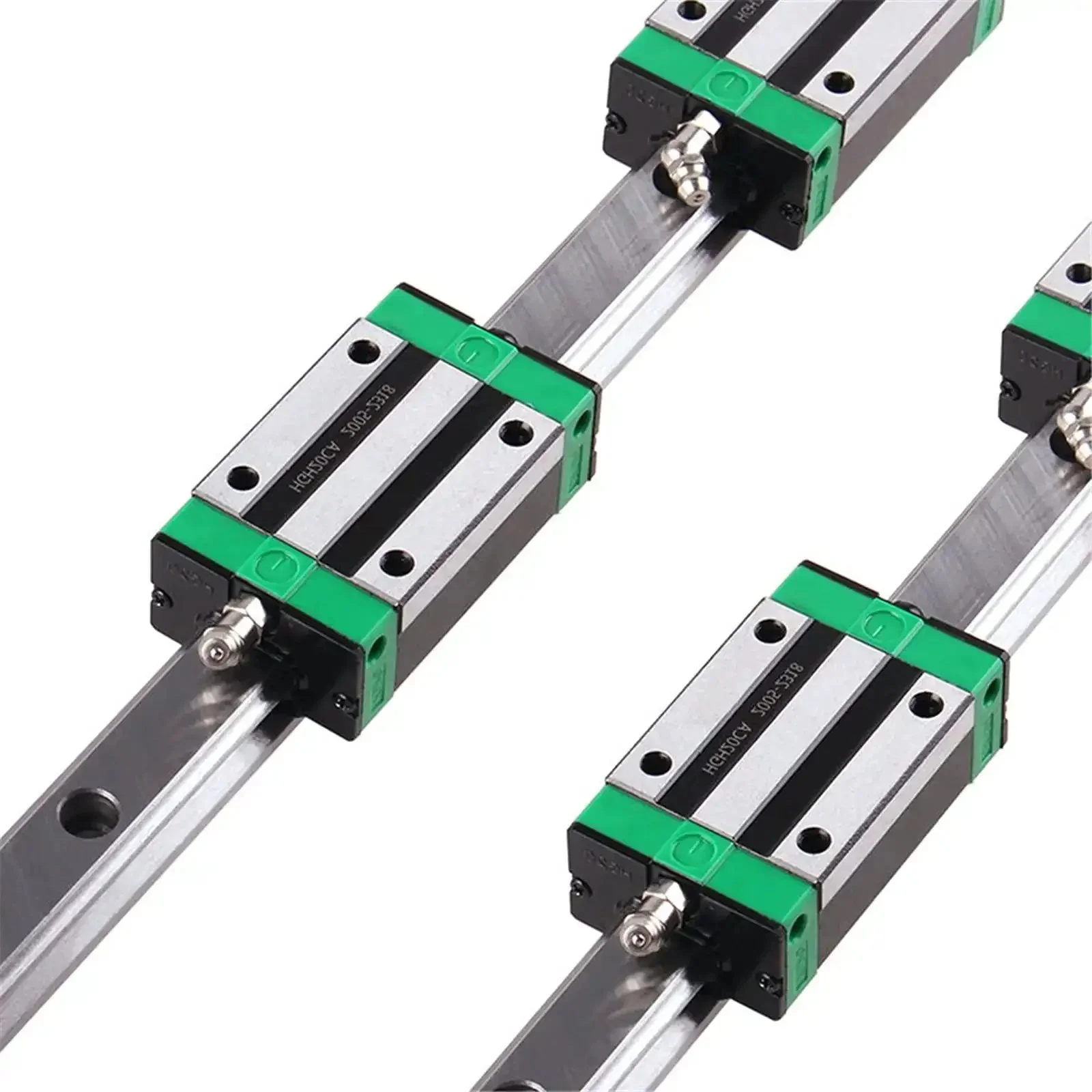 1000mm HGR20 Square Linear Guide Rail with HGH20CA Carriage Bearing Blocks for DIY CNC Routers Lathes and Mills Rugged Beefy Build Smooth Low Noise Motion 39 Inch Length - Image 4