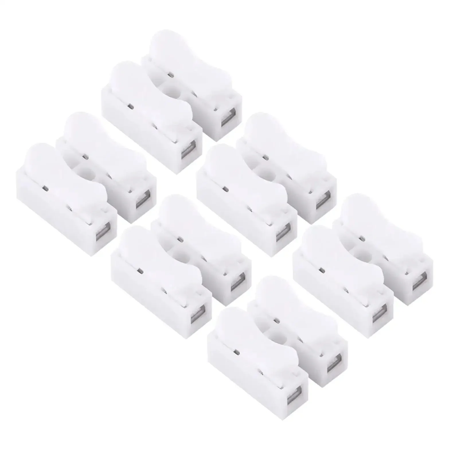 100Pcs Push In Wire Connectors 5A 250V No Fuss Quick Connect Electrical Connectors 2 Pin Cable Connector For Lighting Household Appliances And Electrical Control - Image 8