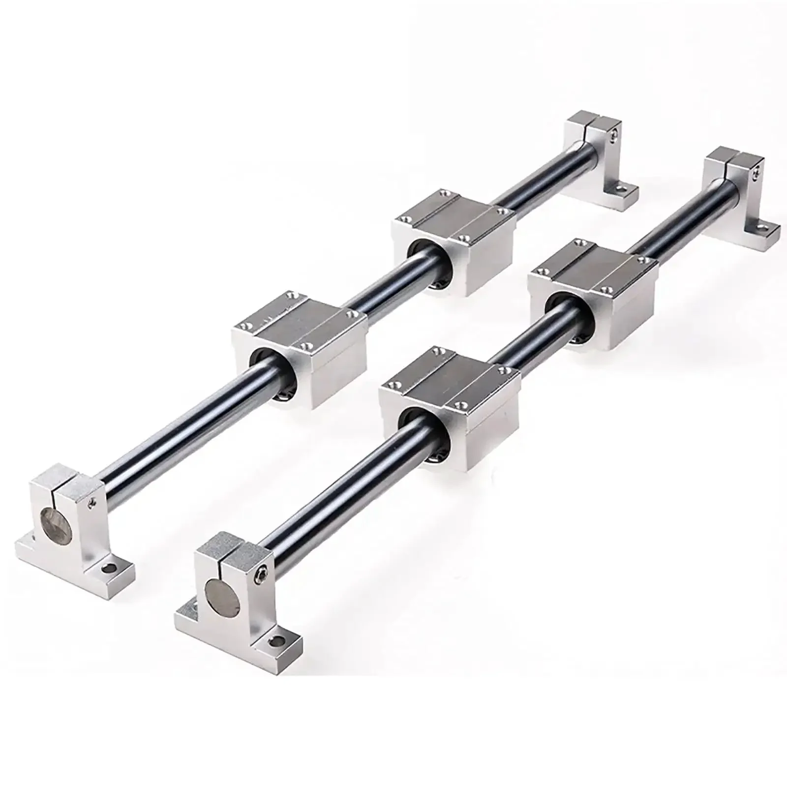 10mm Linear Motion Rod Shaft Guide Set, 500mm Long, Case Hardened Chrome Plated, Precision H8 Tolerance, High Strength 45 Steel, 2 Pack for 3D Printer, DIY CNC Machinery, Built Tough and Smooth - Image 3
