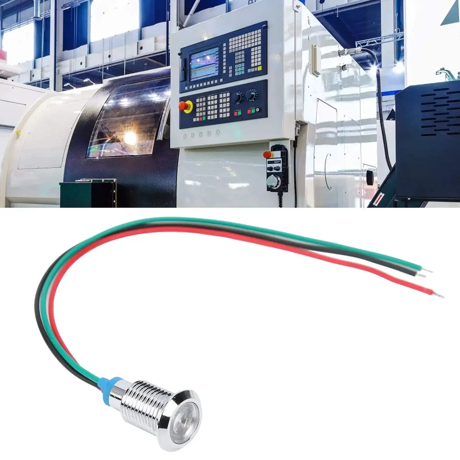 10mm Round LED Indicator Lights With Common Cathode, Dual Color Red And Green, Plug-N-Play Pre-Wired For Easy Panel Indicators, 3-6V Operating, High Brightness For Electronic Dashboards And Instrument Panels - Image 5