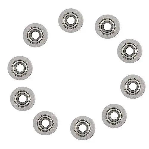 10Pcs U624ZZ U Ball Bearings Double Shielded Carbon Steel For Rail Track Linear Motion Tiny Yet Tough Mini Bearings Built To Ride Rails Great For Pulleys And Guides In Robotics And Conveyors - Image 8
