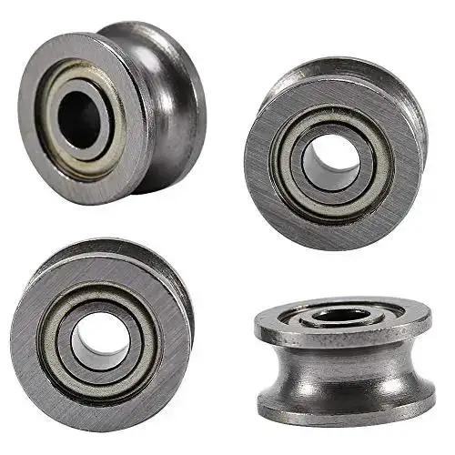 10Pcs U624ZZ U Ball Bearings Double Shielded Carbon Steel For Rail Track Linear Motion Tiny Yet Tough Mini Bearings Built To Ride Rails Great For Pulleys And Guides In Robotics And Conveyors - Image 9