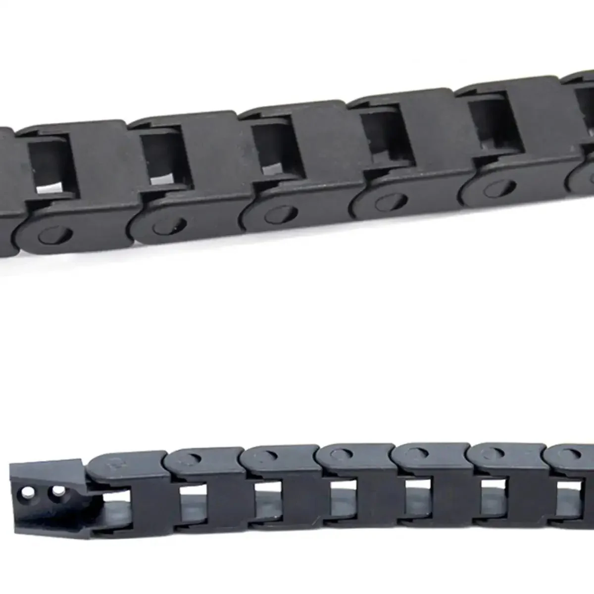 10X10mm 1m Black Plastic Flexible Drag Chain Cable Carrier For 3D Printer And CNC Wiring Beefy Nylon Towline With Easy Flex Abrasion Resistant Cable Management For Smooth Motion And Longer Lifespan - Image 8