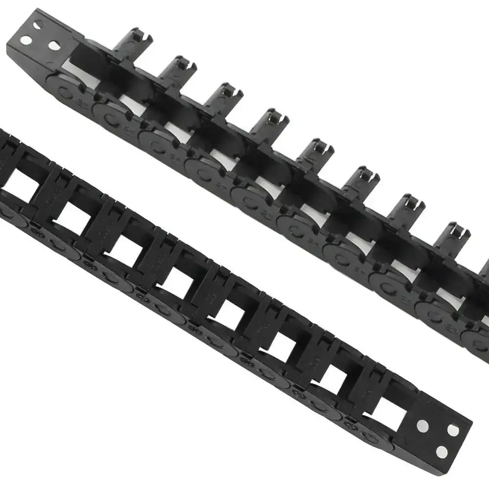 10x11mm Drag Chain Semi Enclosed Adjustable Cable Carrier Black 1M Flexible Nested Drag Chain Cable Track For 3D Printers CNC Routers And Milling Rigs - Image 4