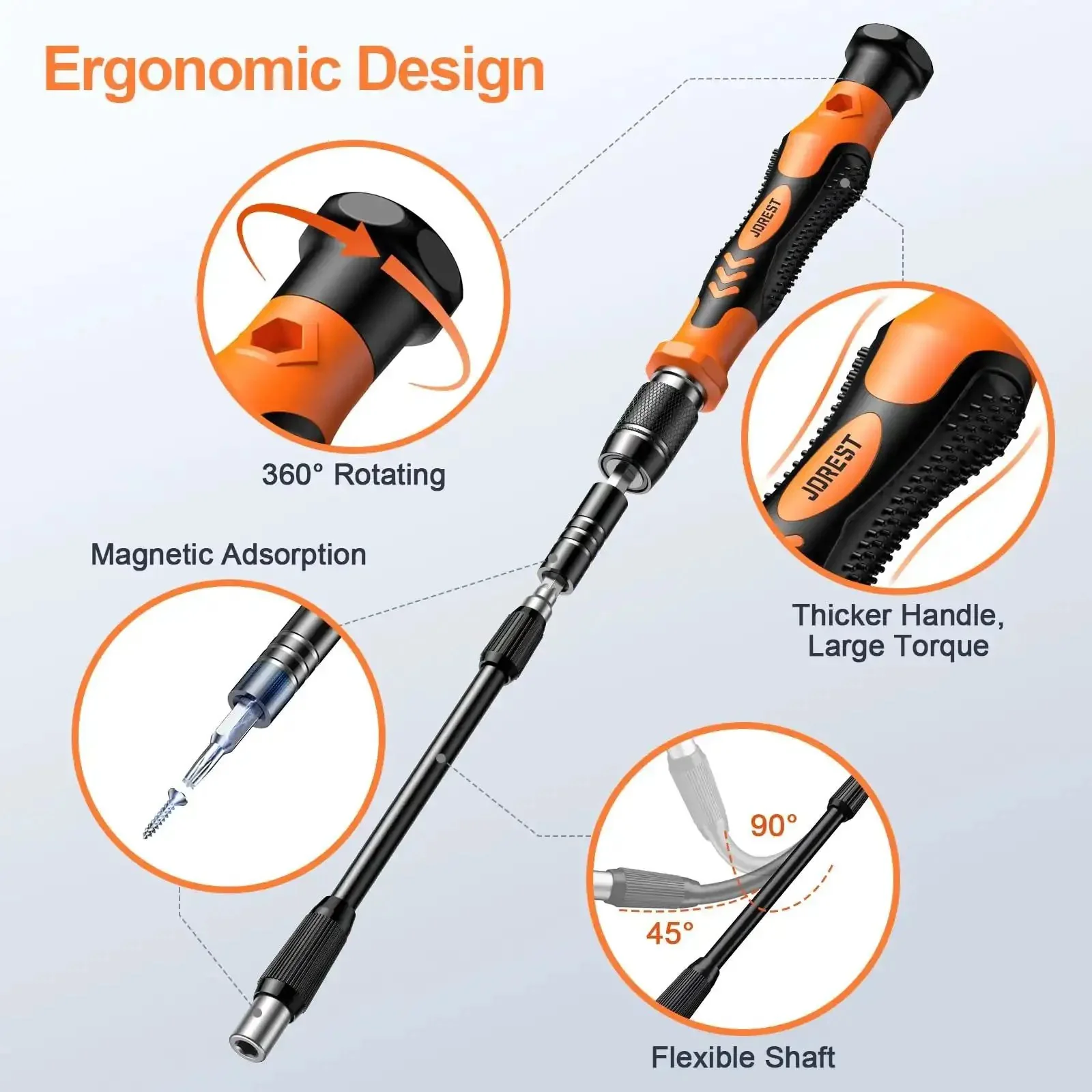 117 In 1 Precision Screwdriver Set With Torx Triwing Bits, Mini Repair Tool Kit For MacBook Laptop PC RC Toys PS5 iPhone Xbox Glasses And Electronics Ideal Gift For Techies And DIY Hobbyists - Image 8