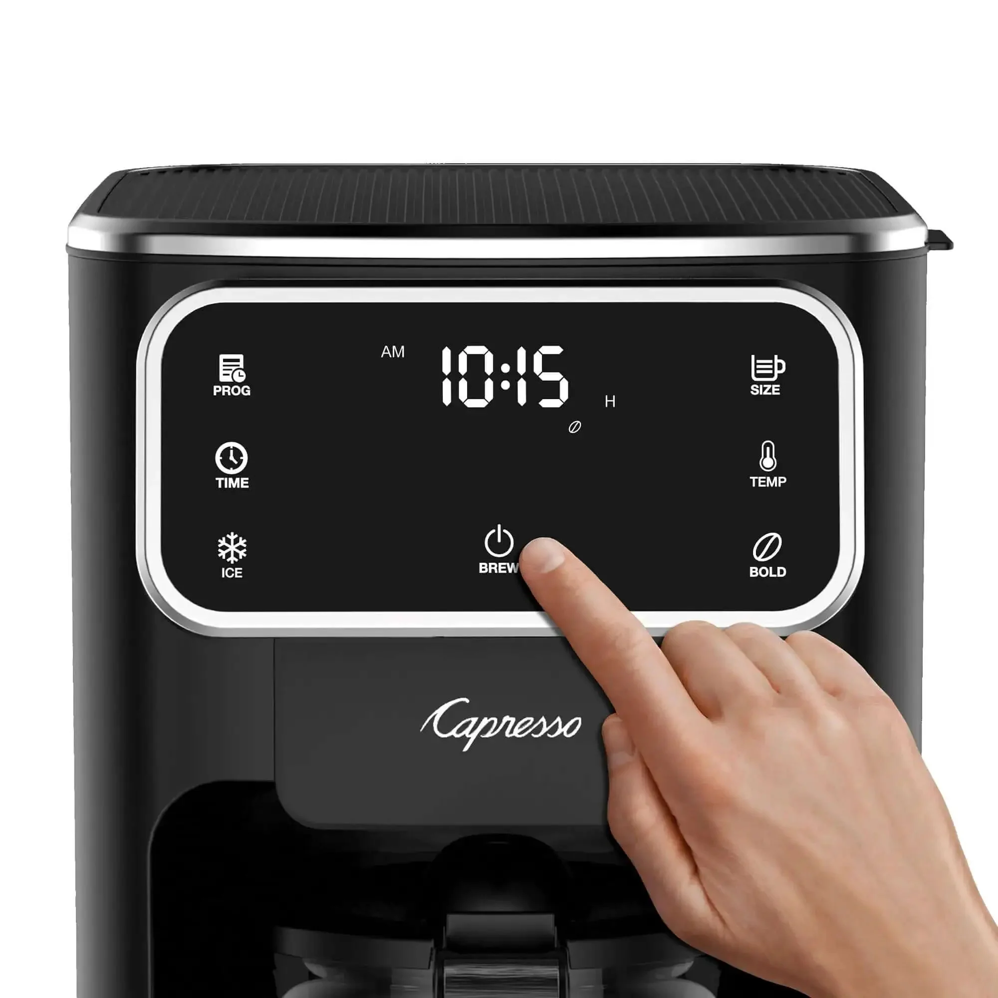 12-Cup Touchscreen Coffee Maker With Glass Carafe, Brew Strength Control, Iced Coffee Mode, Full 6-Inch Display, Programmable Timer, Quick Brew And Rich Flavor For Everyday Home Coffee Lovers - Image 5