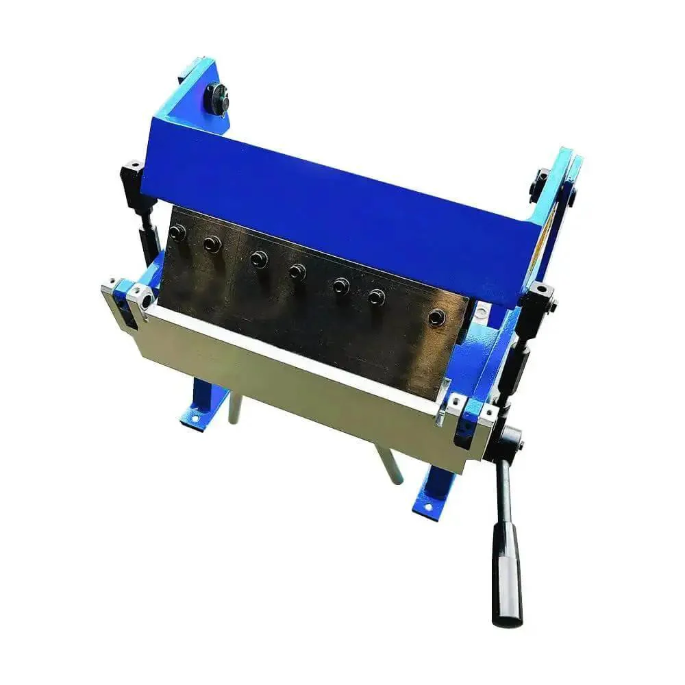 12 Inch 20 Gauge Mild Steel Bench Pan And Box Brake Machine For Small Shops With 5 Adjustable Removable Fingers Compact Bench Top Design 9 Inch Working Height 20 Gauge Bend Capacity For Quick Fabrication And Easy Setup