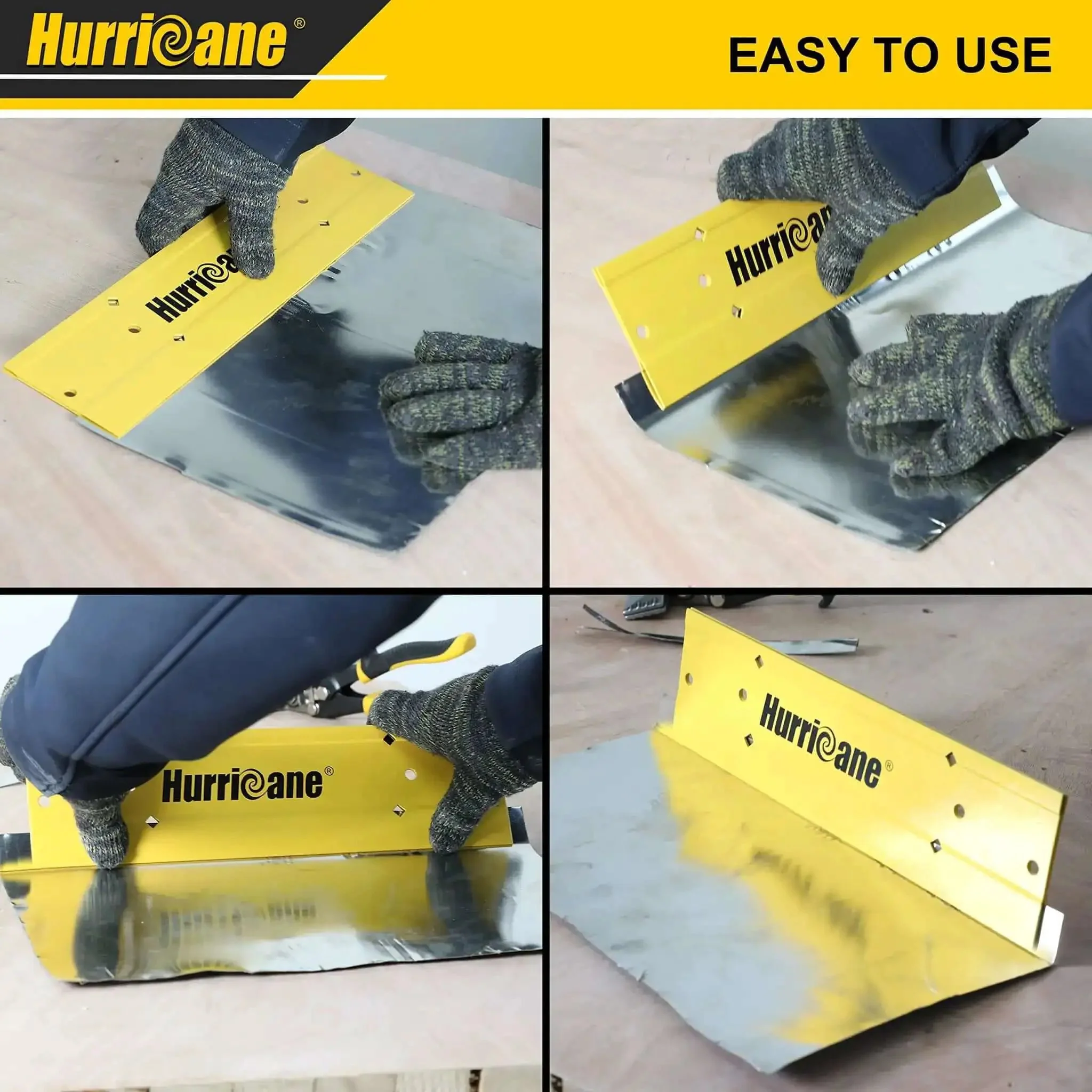 12 Inch Folding Sheet Metal Tool For HVAC Duct Bending And Forming, Dual Depth Capacity At Three Eighths Inch And One Inch, Hand Tool For Seam Folding, Heavy Duty Workhorse For Durable Ductwork And Metal Forming - Image 3
