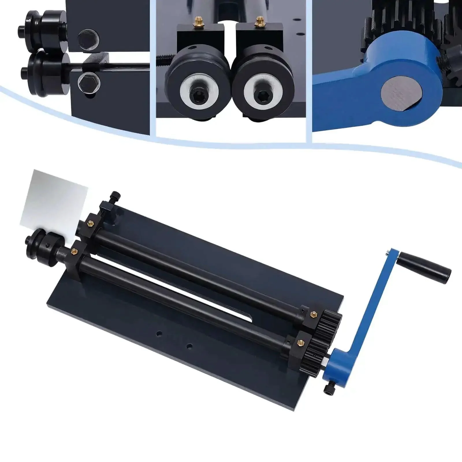 12 Inch Gear Drive Bead Roller Machine With 6 Die Set For Car Floors And Trunk Floors, Heavy Duty Sheet Metal Beading Tool For Fabrication Shops And Auto Enthusiasts - Image 9