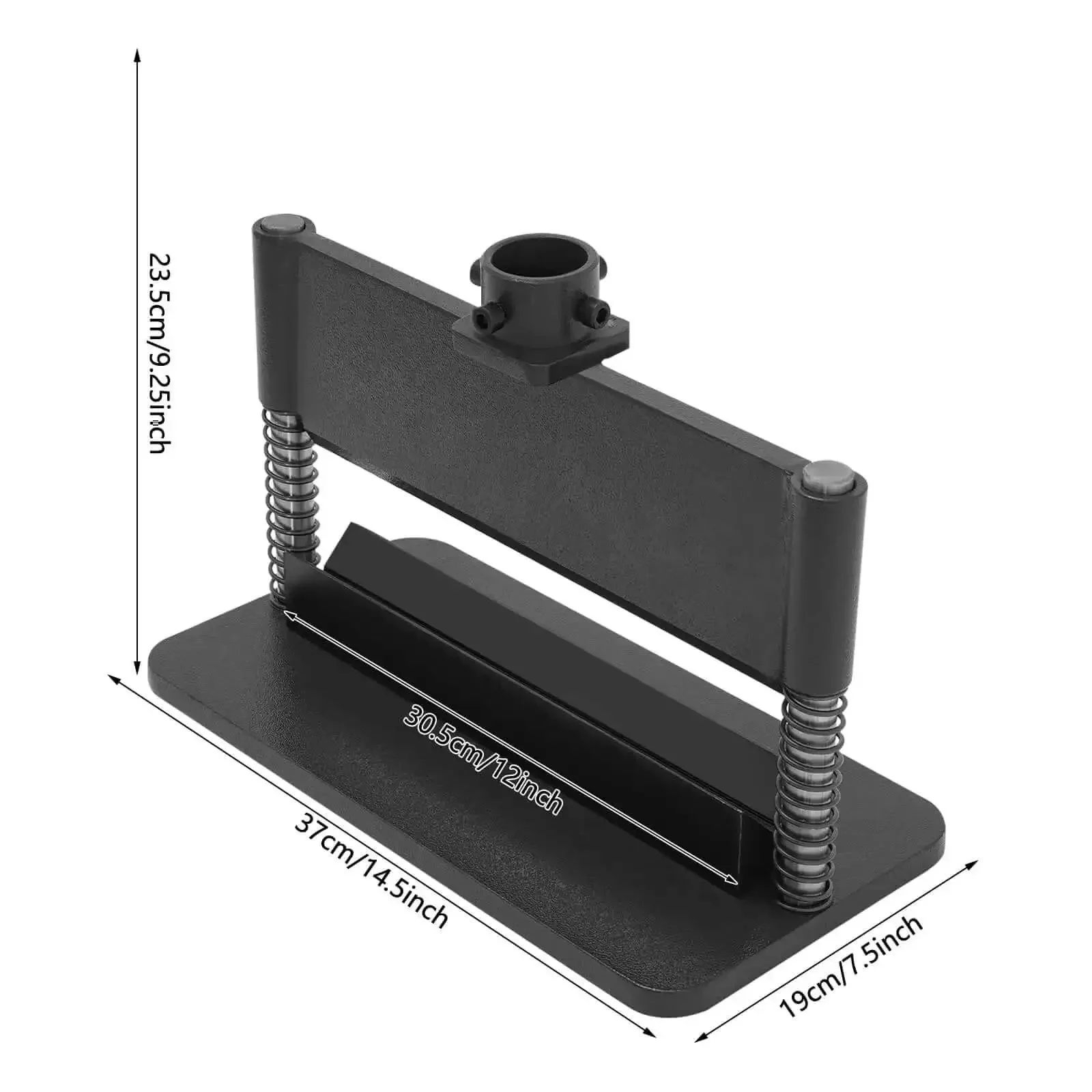 12 Inch Press Brake Attachment Built Tough Metal Bending Tool For 12 To 20 Ton Hydraulic Shop Presses With 90 Degree Bend Capability And 12 Inch Bend Length Maximum Three Sixteenths Inch Thick Black - Image 9